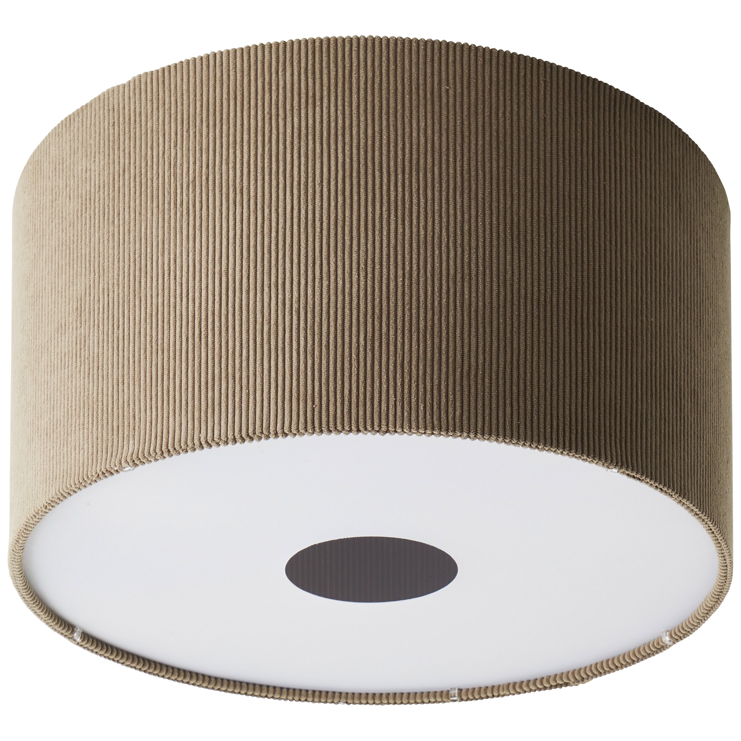 Brilliant Deckenleuchte »Tony«, 1 flammig, Leuchtmittel E27 | ohne Leuchtmittel, mit Cord-Lampenschirm, 23 x 45 cm, E27, Textil, grau