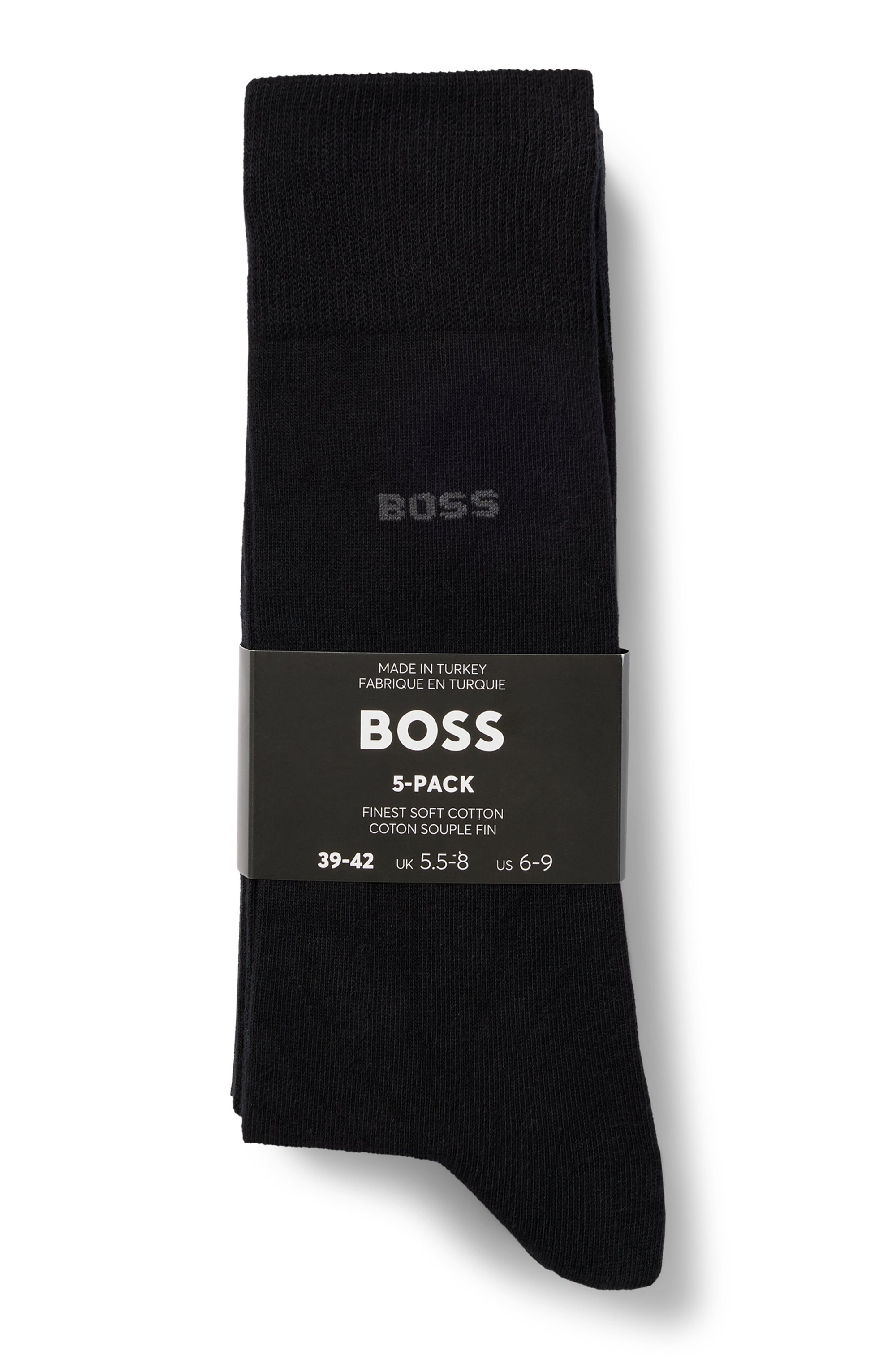 BOSS Socken "5P Uni Color CC", (5 Paar), in klassischer Unifarbe günstig online kaufen