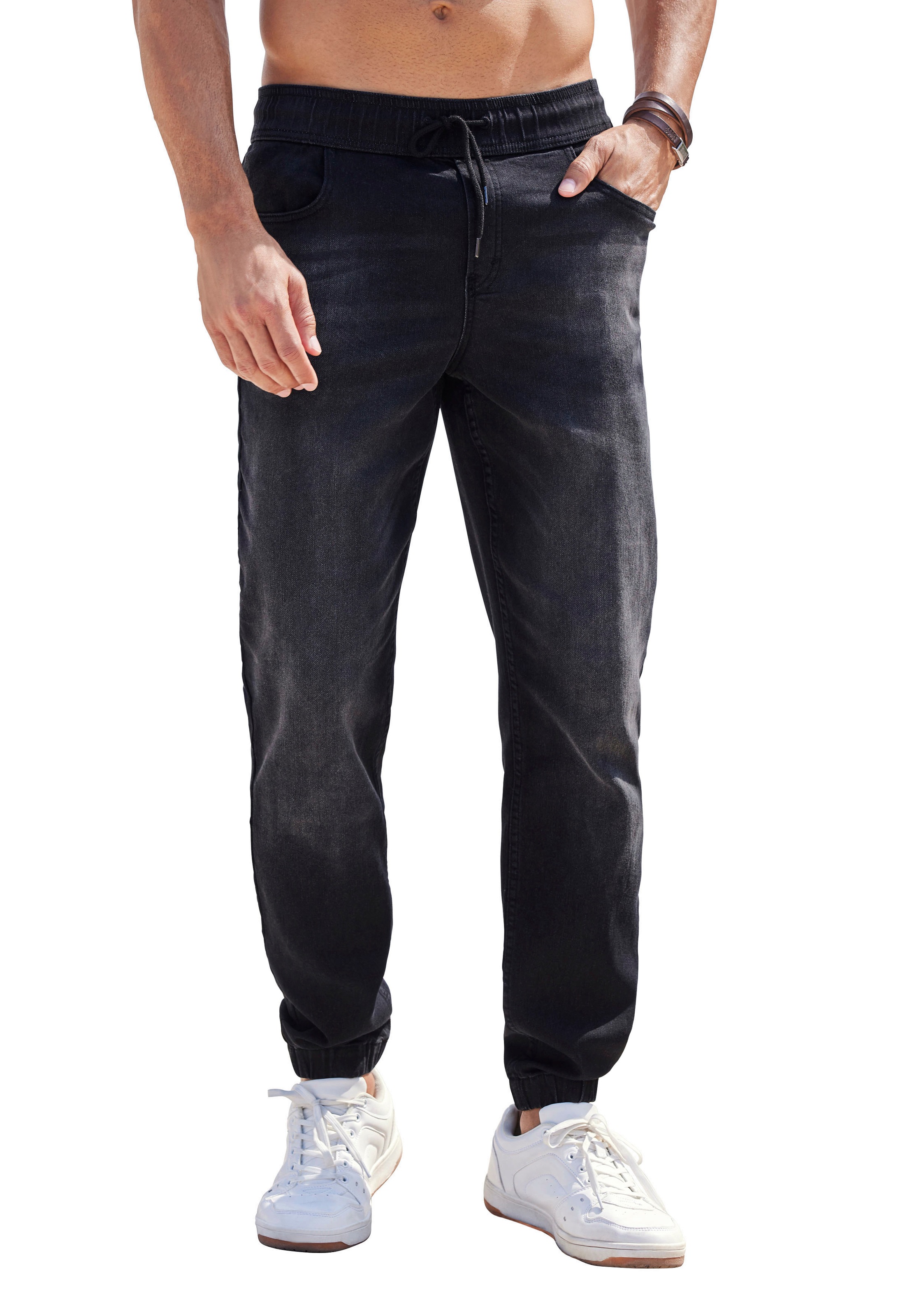 Thumbnail - John Devin Jogg Pants, Joggpants mit elastischem Bund aus weicher Stretch-Qualität