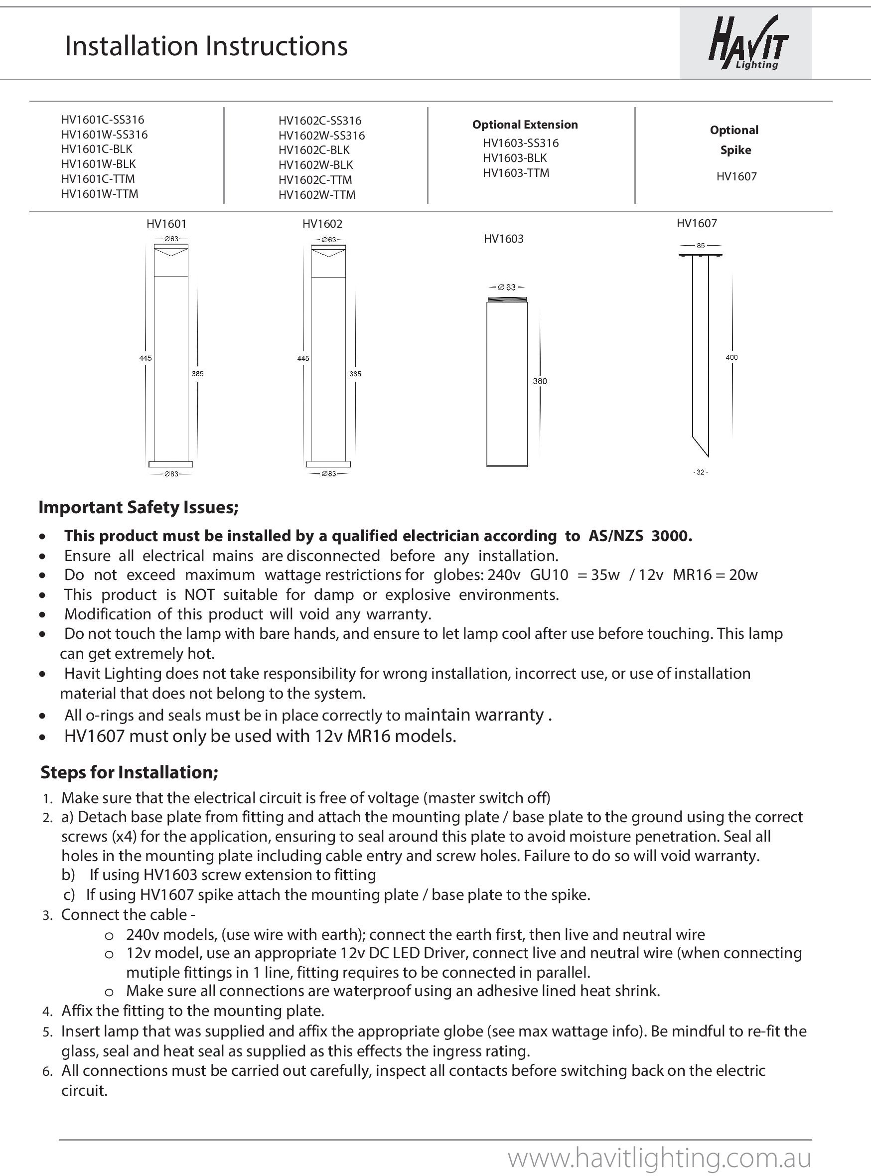 Havit LED »HIGHLITE«, Lighting BAUR 1 flammig-flammig kaufen Außen-Stehlampe |