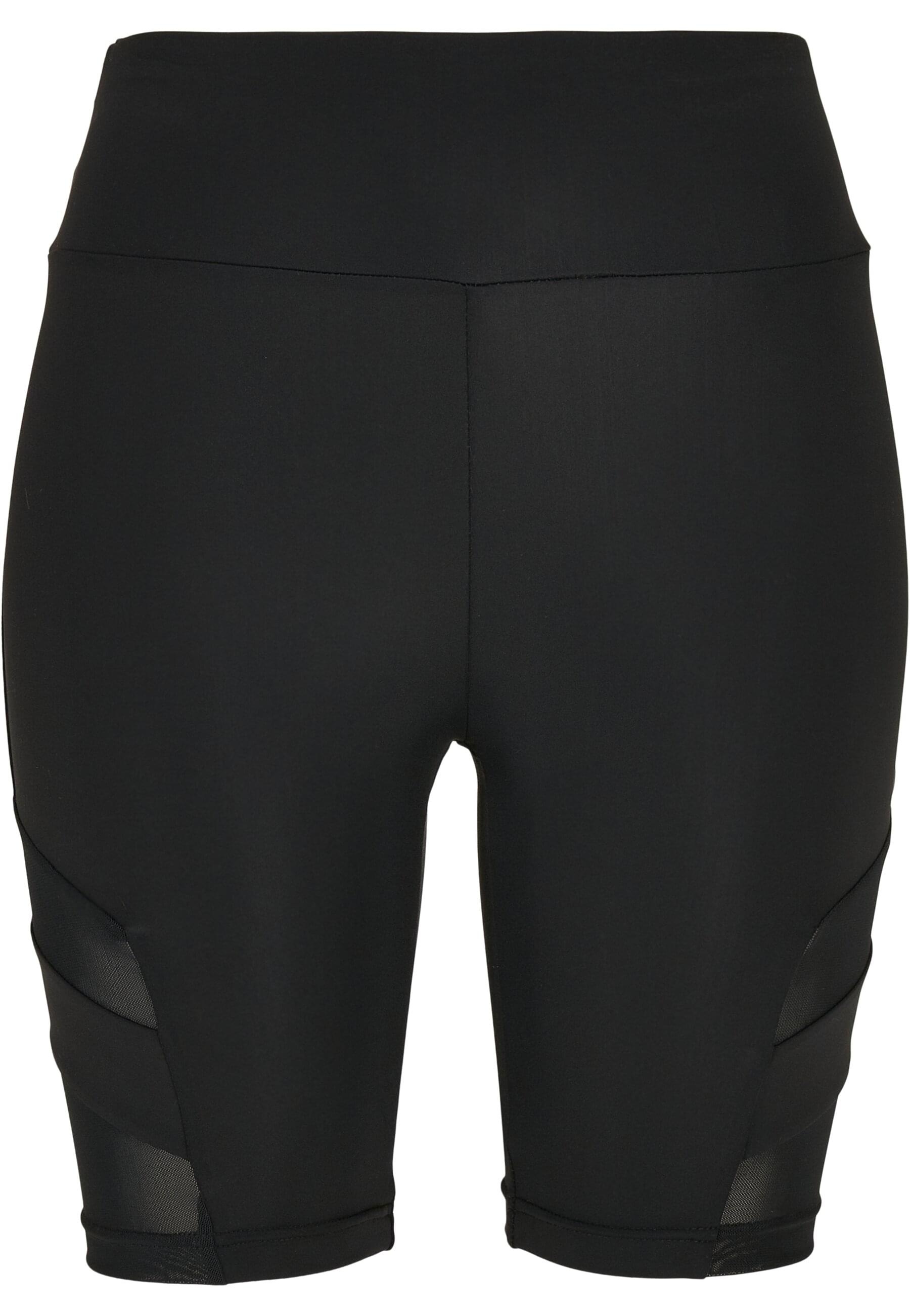 URBAN CLASSICS Stoffhose "Urban Classics Damen Ladies High Waist Tech Mesh Cycle Shorts", (1 tlg.)