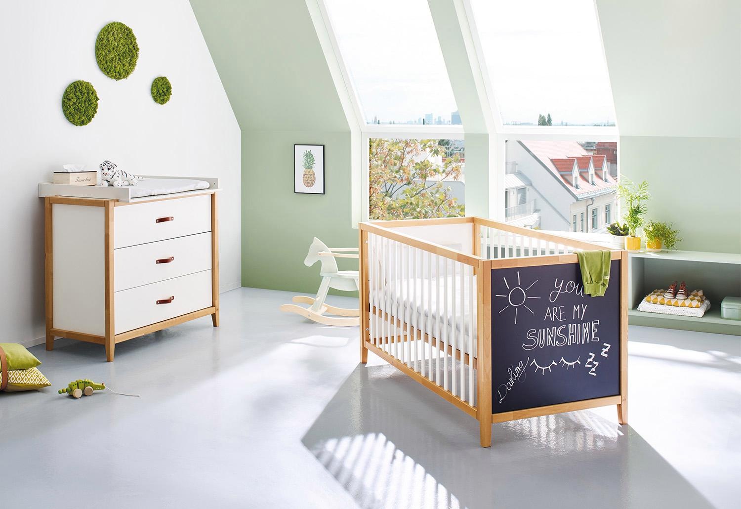 Pinolino® Babymöbel-Set »Calimero«, BAUR kaufen St.), und mit 2 (Spar-Set, Tafellack; Wickelkommode Kinderbett breit mit 