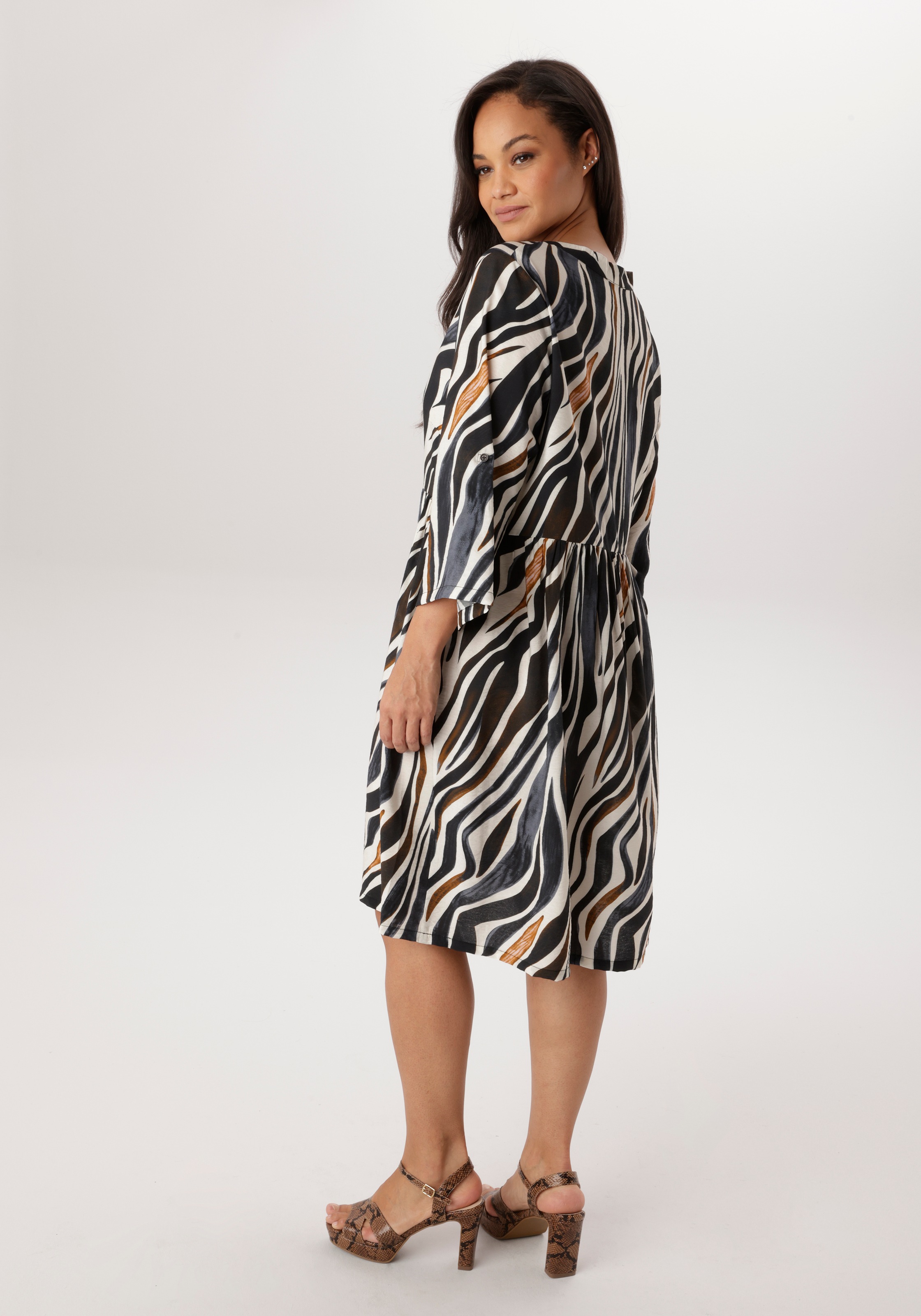 Aniston PLUS Tunikakleid im extravaganten Zebra-Print - NEUE KOLLEKTION günstig online kaufen