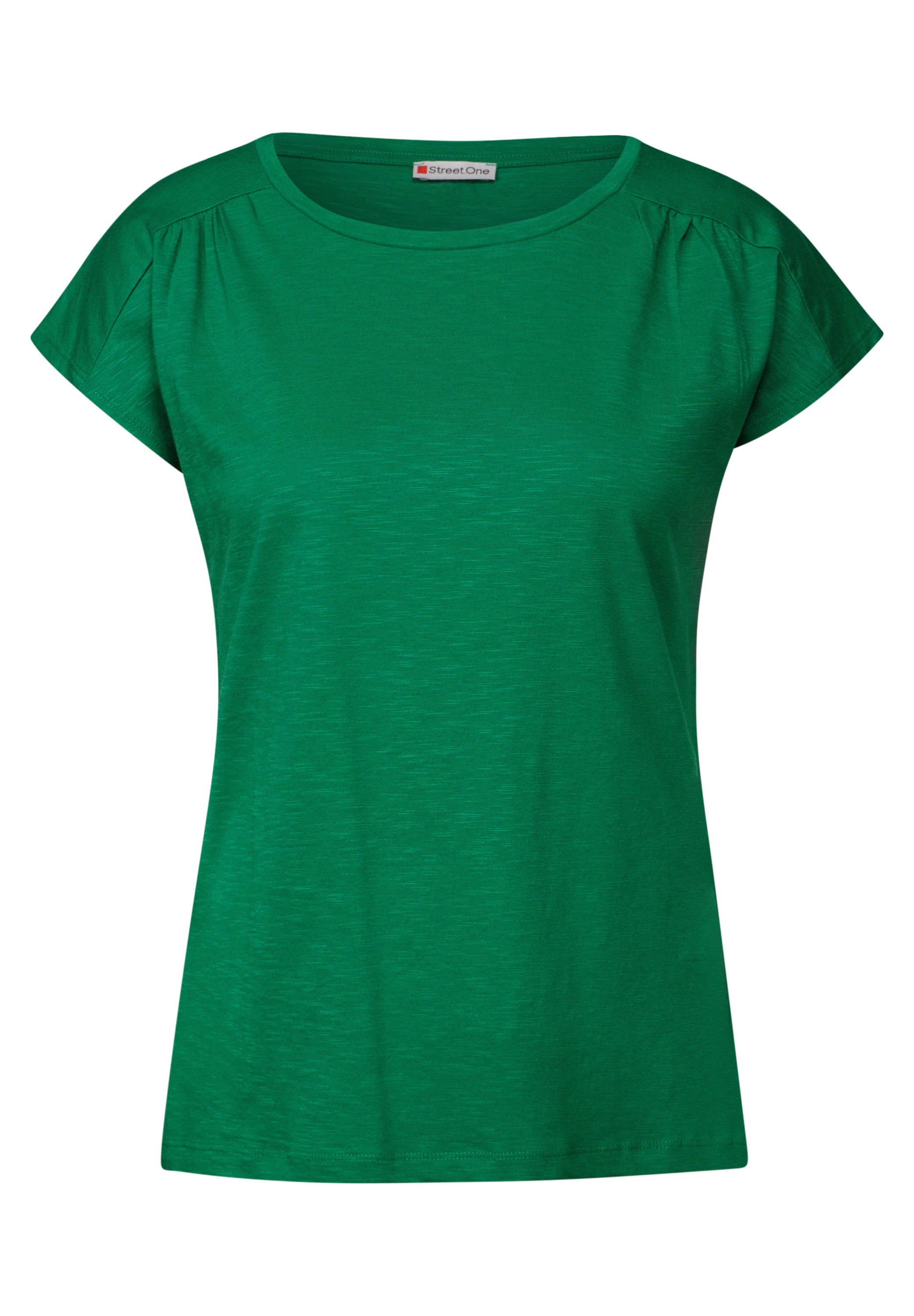 STREET ONE T-Shirt, mit Seitlichen Einschlitzen am Saum