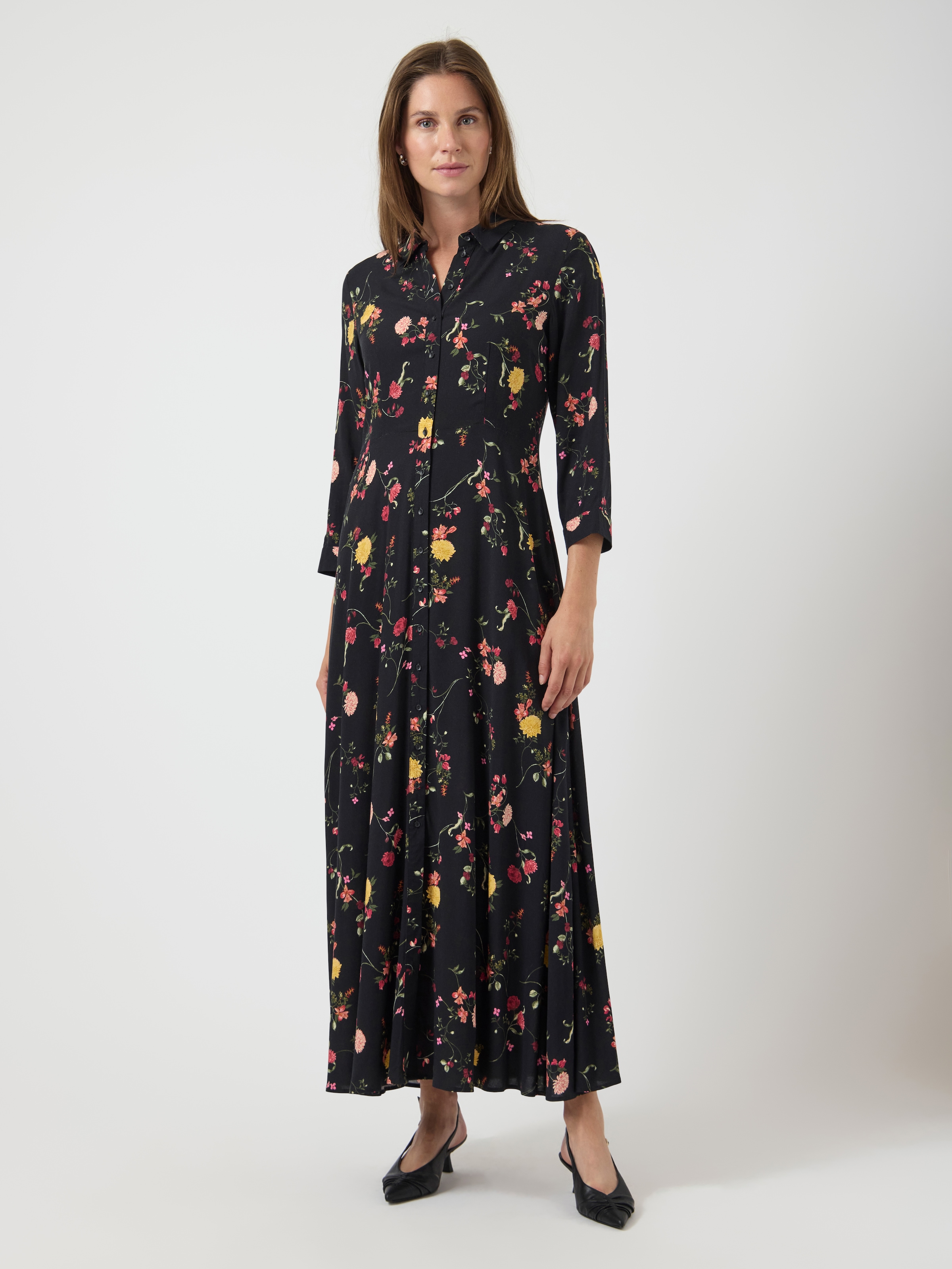 Y.A.S Hemdblusenkleid »YASSAVANNA LONG SHIRT DRESS« Viskose, loose fit