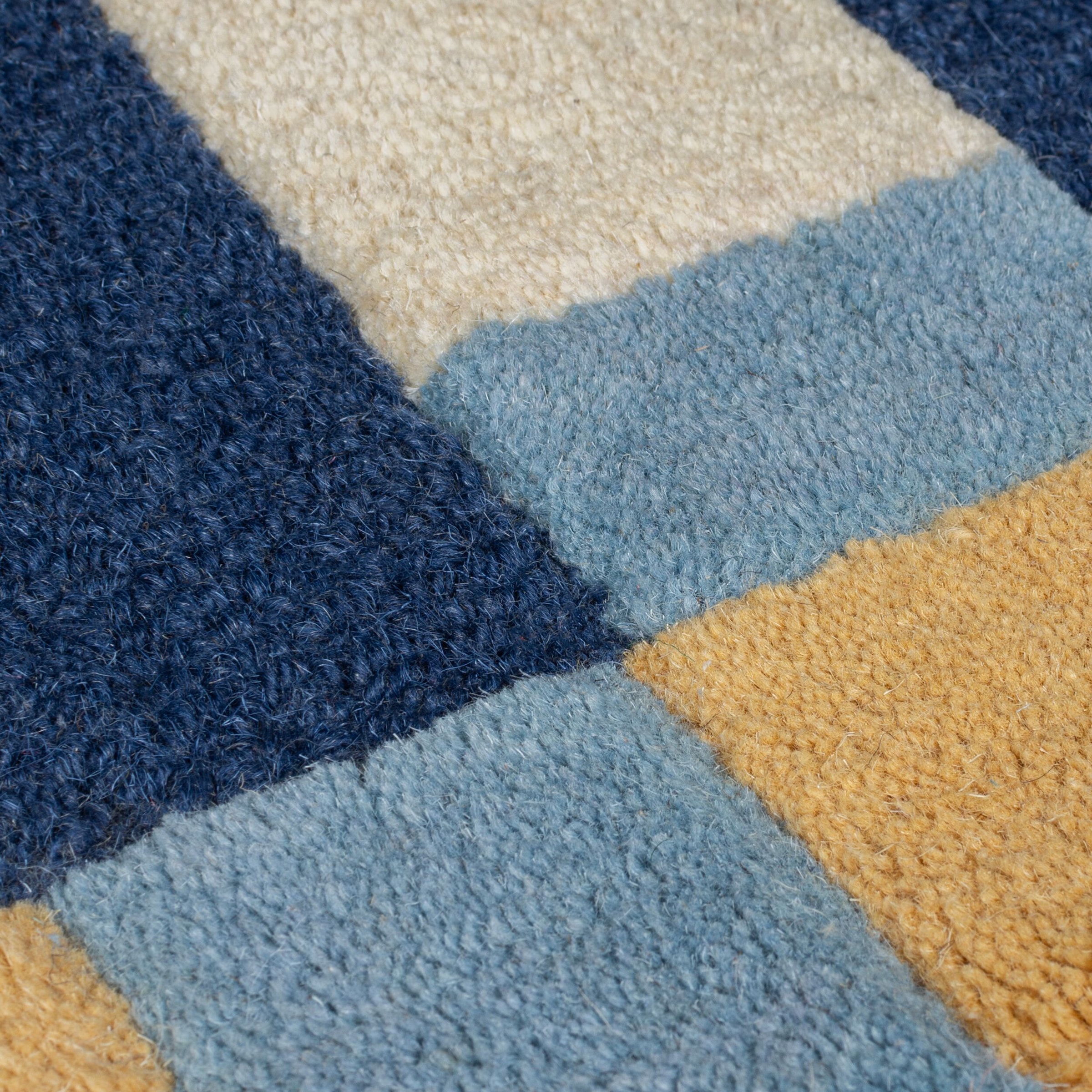 FLAIR RUGS Wollteppich »Kai Wool Border«, rechteckig, 10 mm Höhe, Kai Wool Border Läufer Teppich