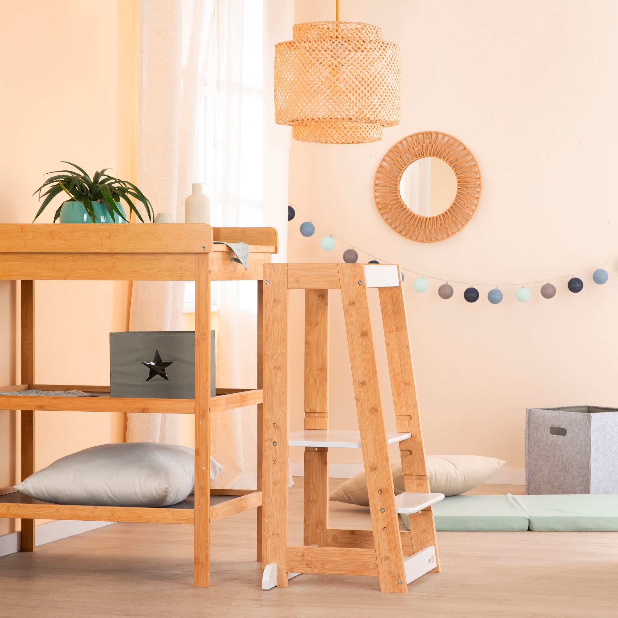 roba® Stehhilfe »Lernturm Bambus«, FSC® - schützt Wald