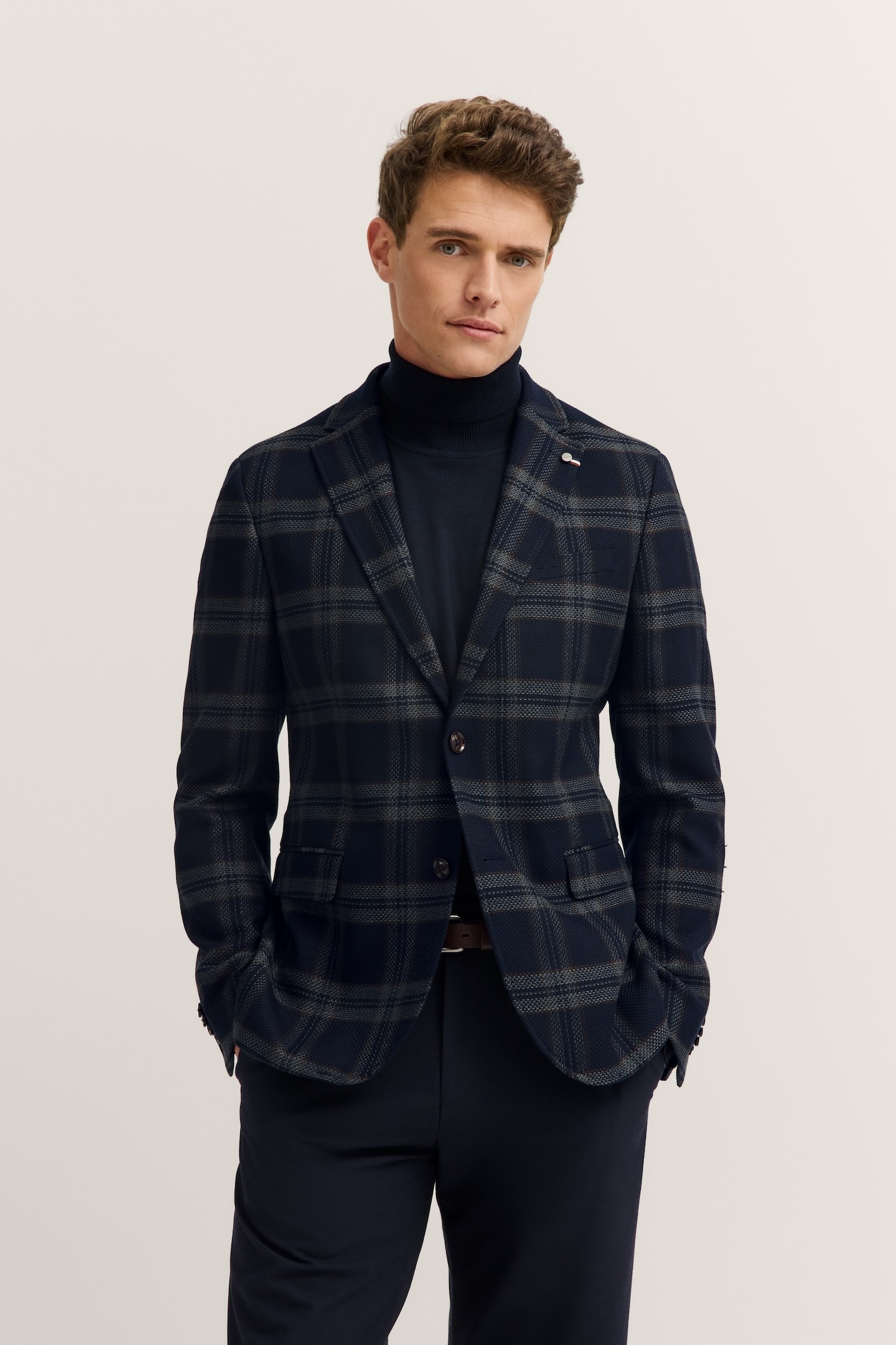 bugatti Sakko "Modern Fit", mit Stretch-Futter & Glencheck günstig online kaufen