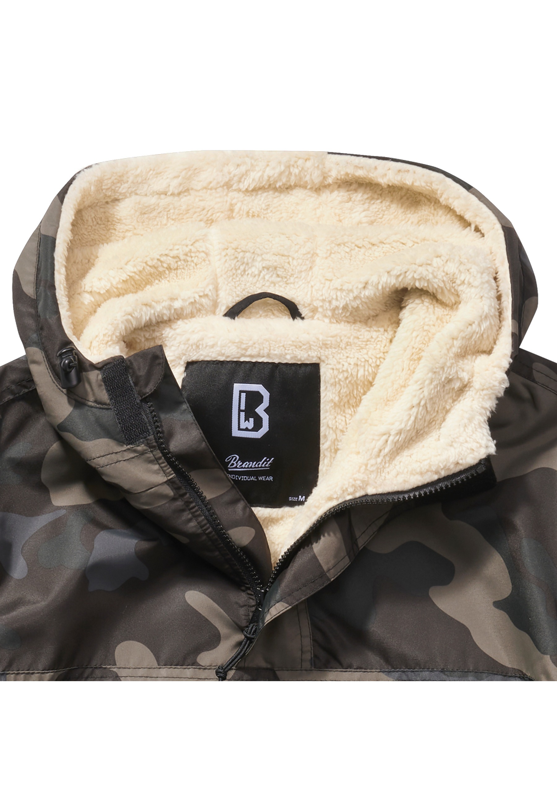 Brandit Allwetterjacke »Brandit Herren Windbreaker Sherpa« 1 Stk. tlg. mit Kapuze