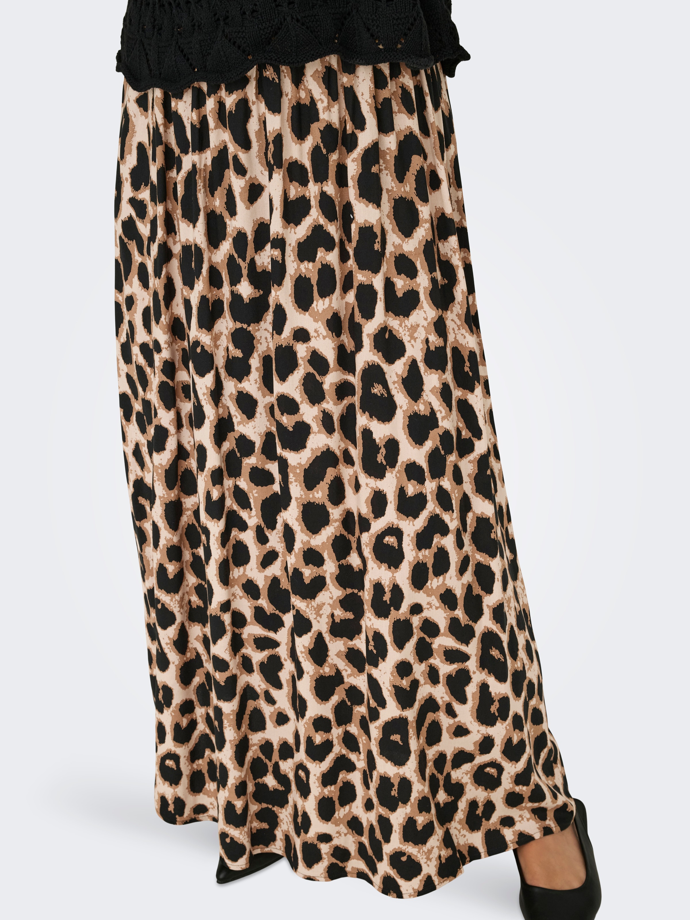 ONLY Maxirock "ONLVENEDIG AOP LIFE LONG SKIRT" Viskose, wadenlang günstig online kaufen