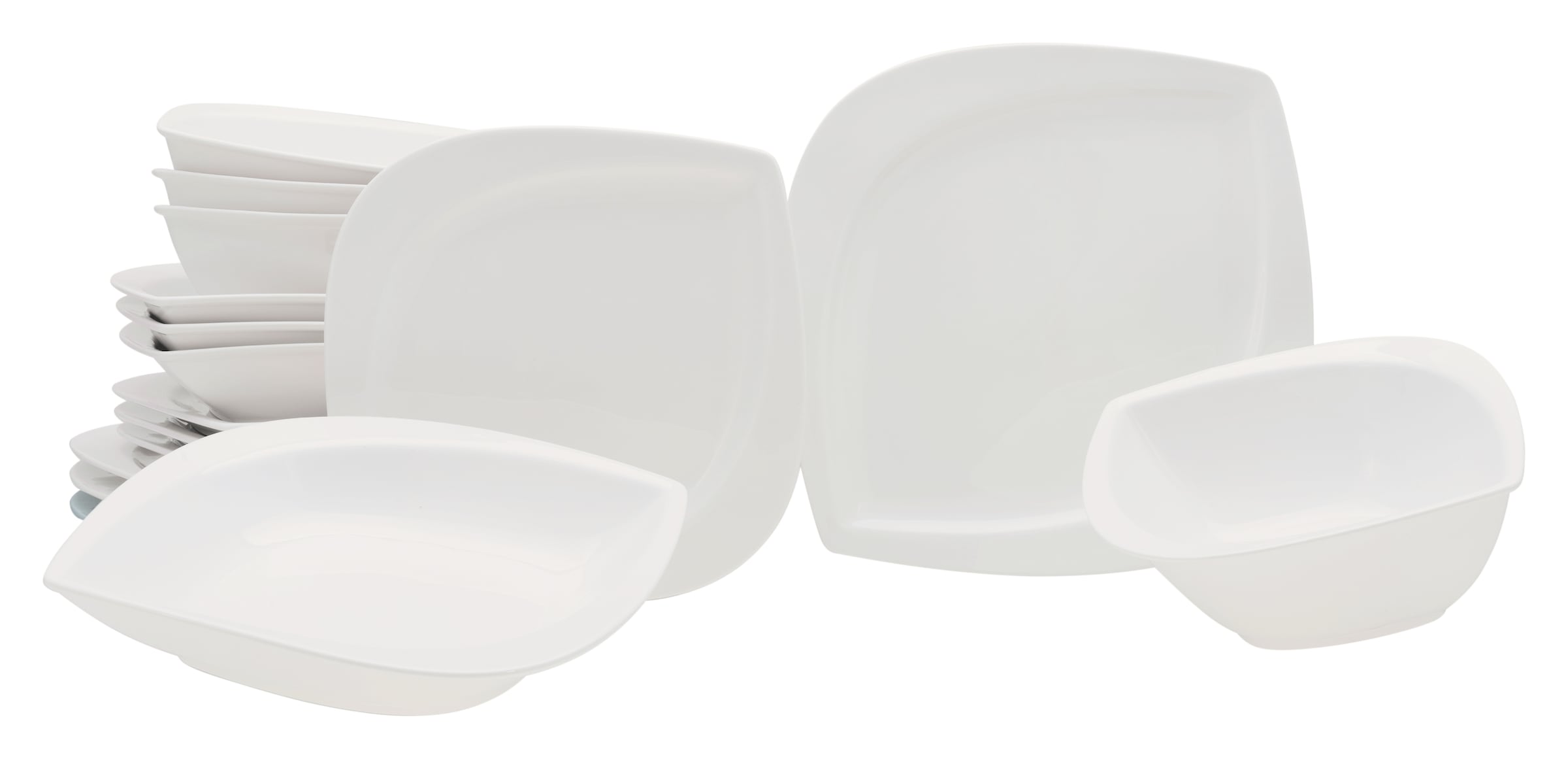 CreaTable Kombiservice "Melbourne" extravagante Form günstig online kaufen