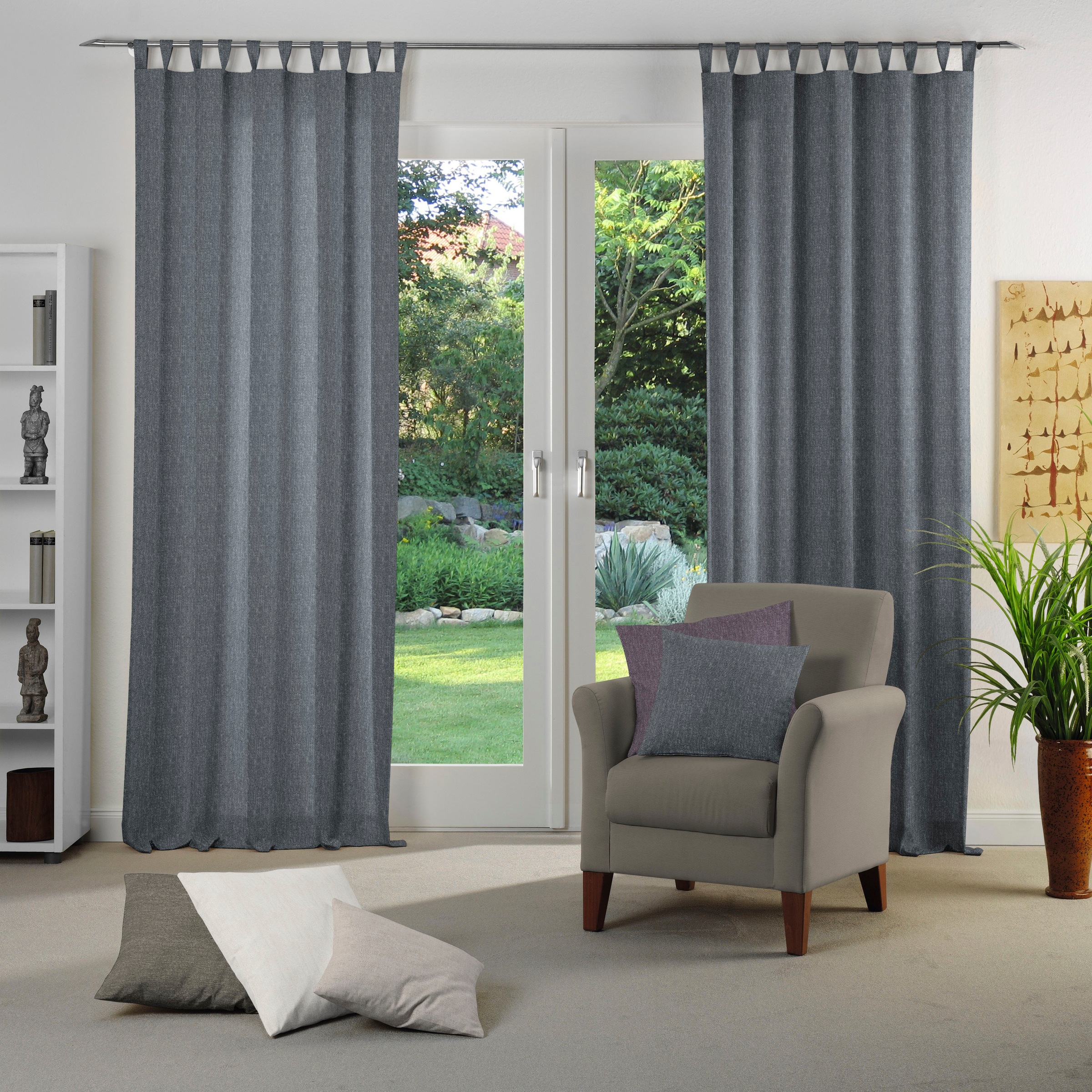 Wirth Vorhang "Torbole" Schlaufen 1 Stk. tlg. günstig online kaufen