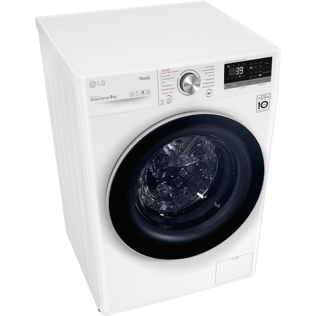 LG Waschmaschine »F6WV709P1«, F6WV709P1, 9 kg, 1600 U/min, TurboWash® -  Waschen in nur 39 Minuten | BAUR