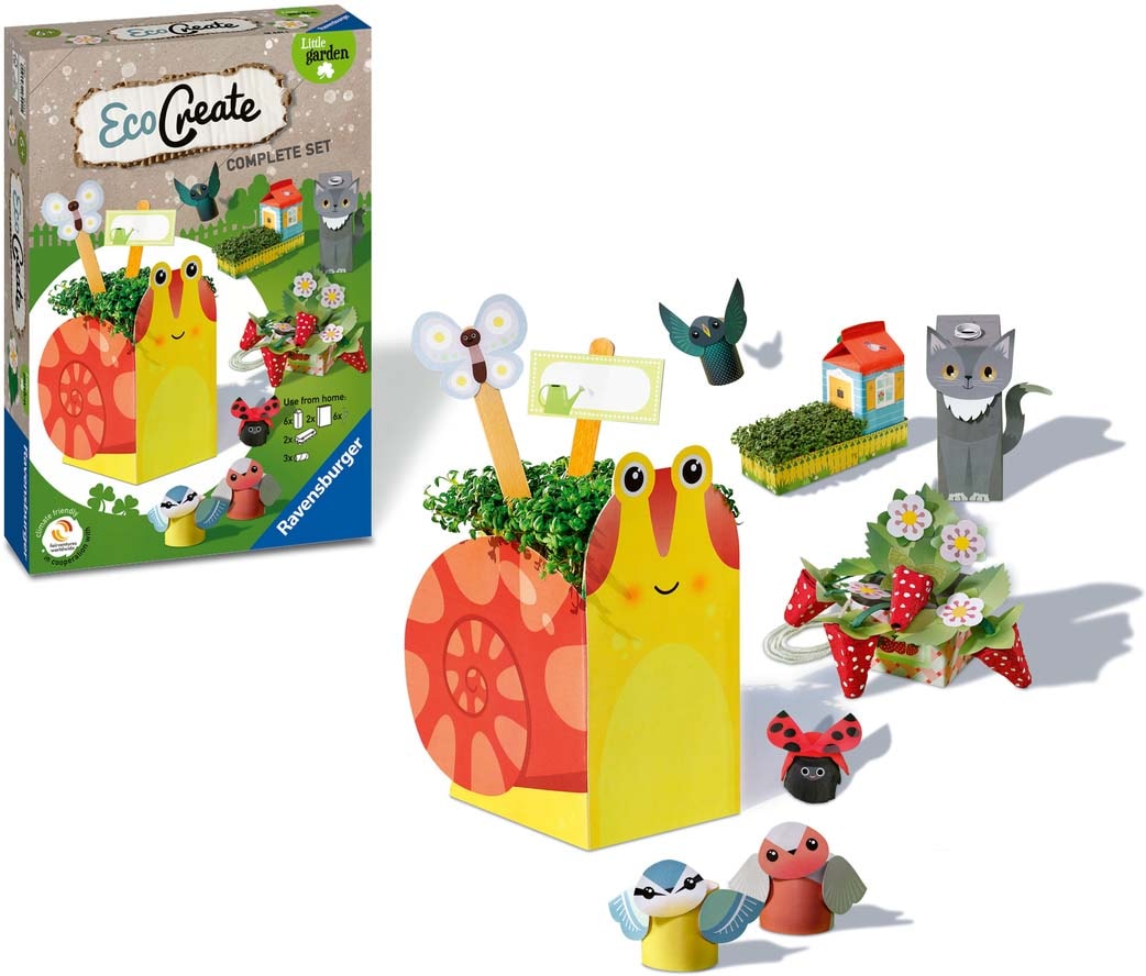 Ravensburger Kreativset »Eco Create, Midi Little Garden«, Made in Europe, FSC® - schützt Wald - weltweit