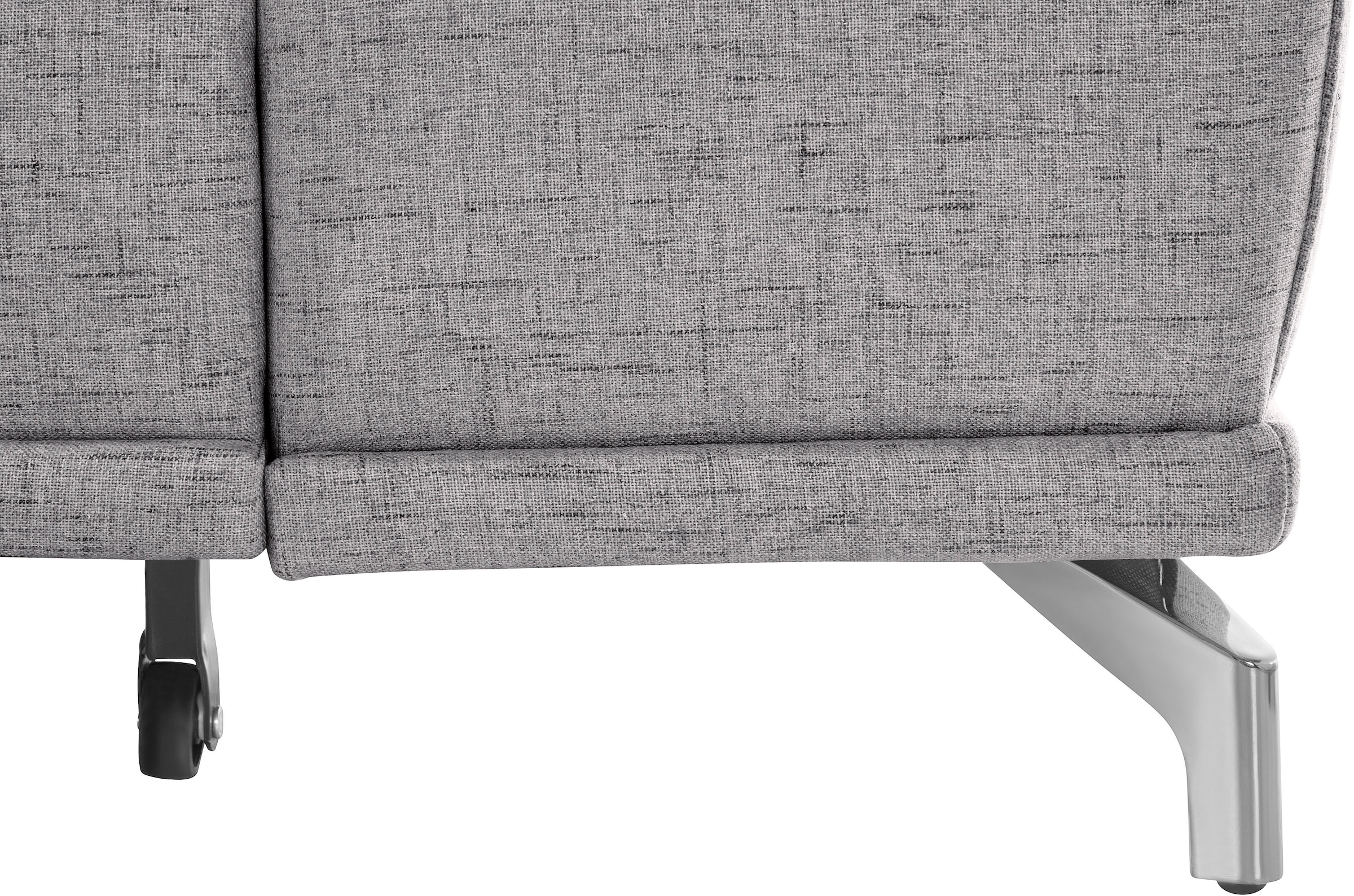 Places of Style Ecksofa Costello, mit Sitztiefenverstellung und Armlehnfunktion, incl. 3 Nierenkissen