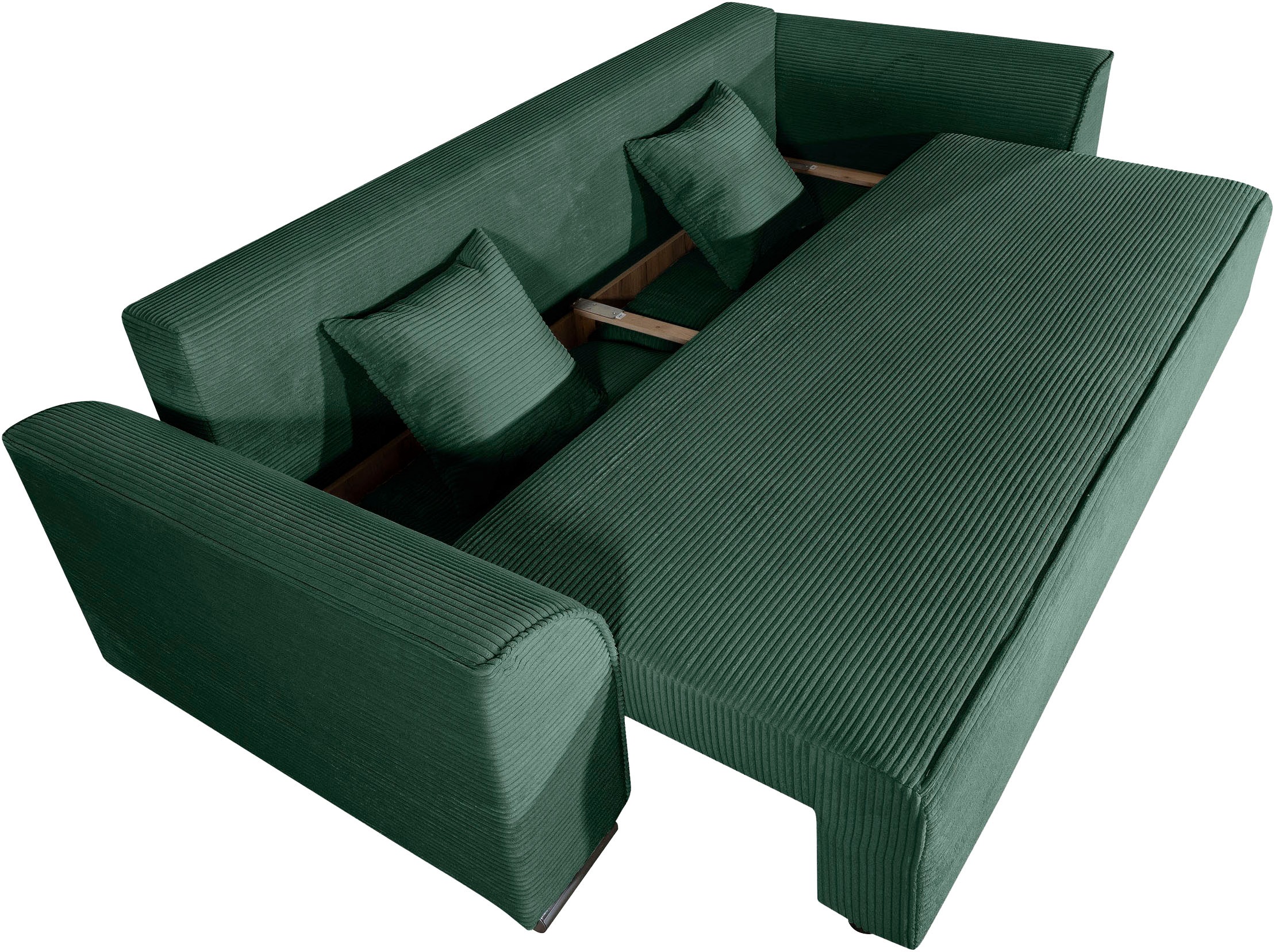 COLLECTION AB Schlafsofa »Sara Sofa« Schlafsofa,Bettfunktion,Bettkasten,Bonnelfederkern,optional mit Topper