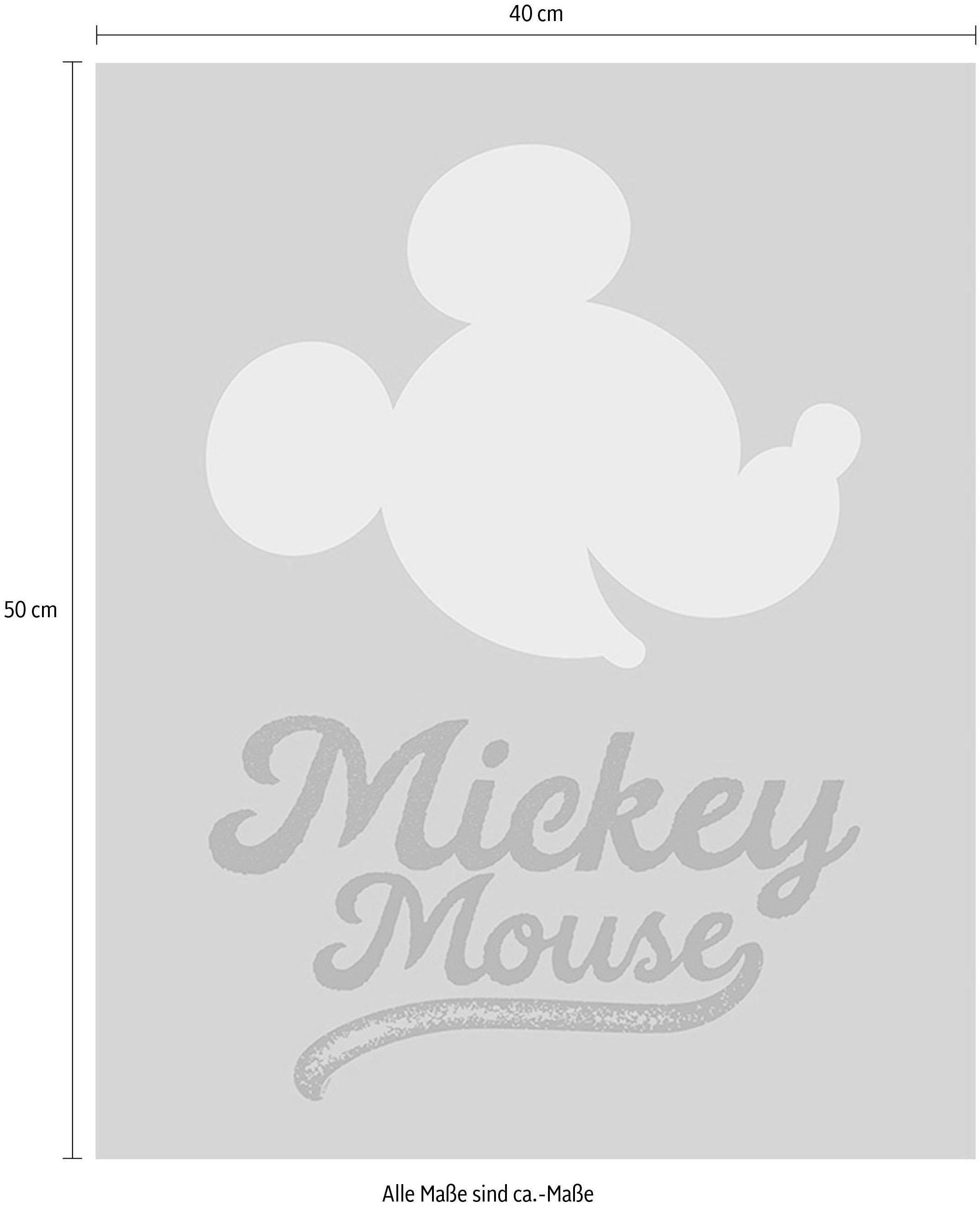 Mouse (1 St.), Komar »Mickey Schlafzimmer, Poster Green | Disney, Wohnzimmer Kinderzimmer, BAUR Head«,