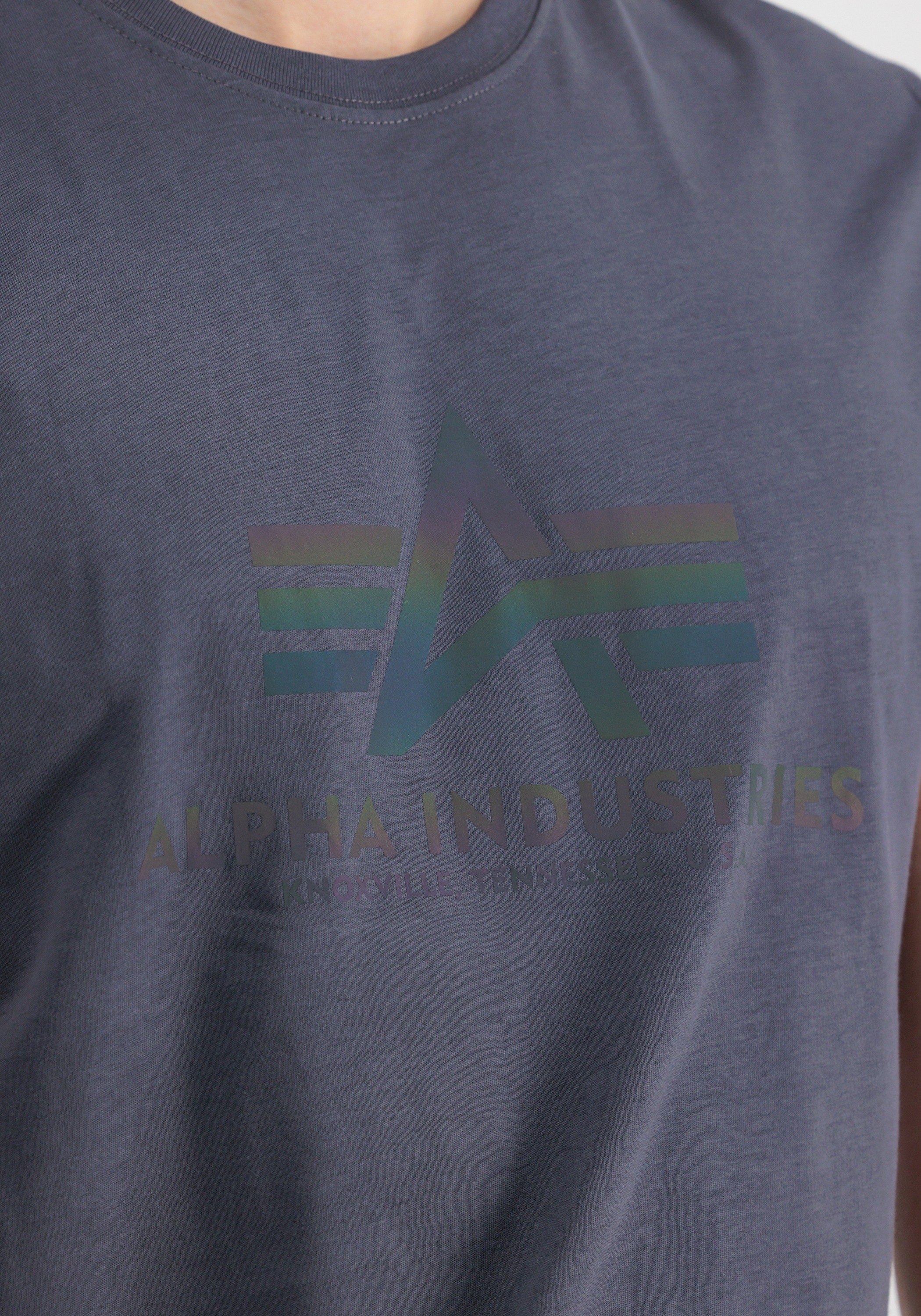 Alpha Industries T-Shirt »Alpha Industries Men - T-Shirts Basic T-Shirt BL Rainbow Ref.«