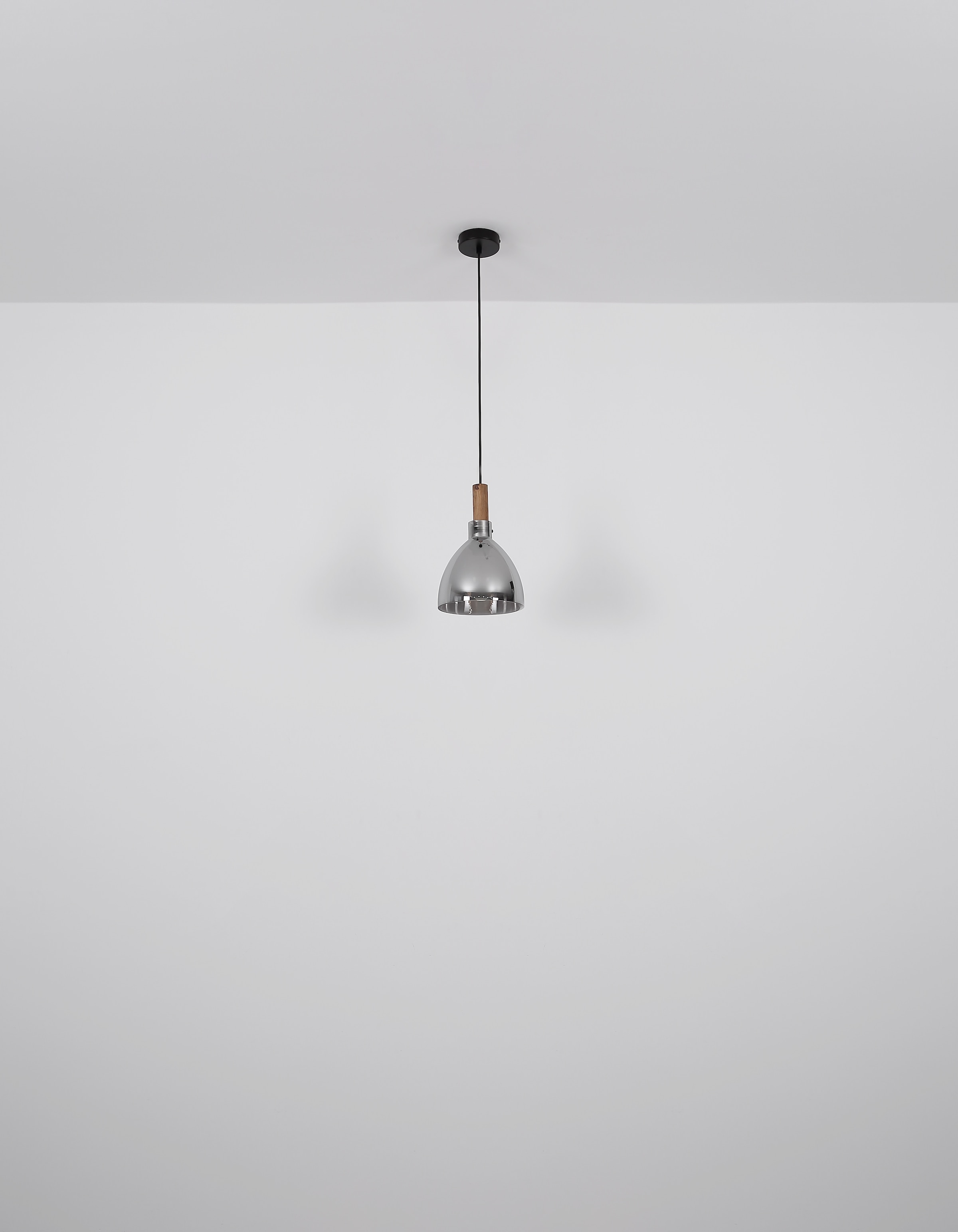 GLOBO LIGHTING Hängeleuchte »MATTEA«, Leuchtmittel E27 | ohne Leuchtmittel, Hänelampe/Pendelleuchte/Glas rauchfarben/Wohnzimmer/Esszimmer