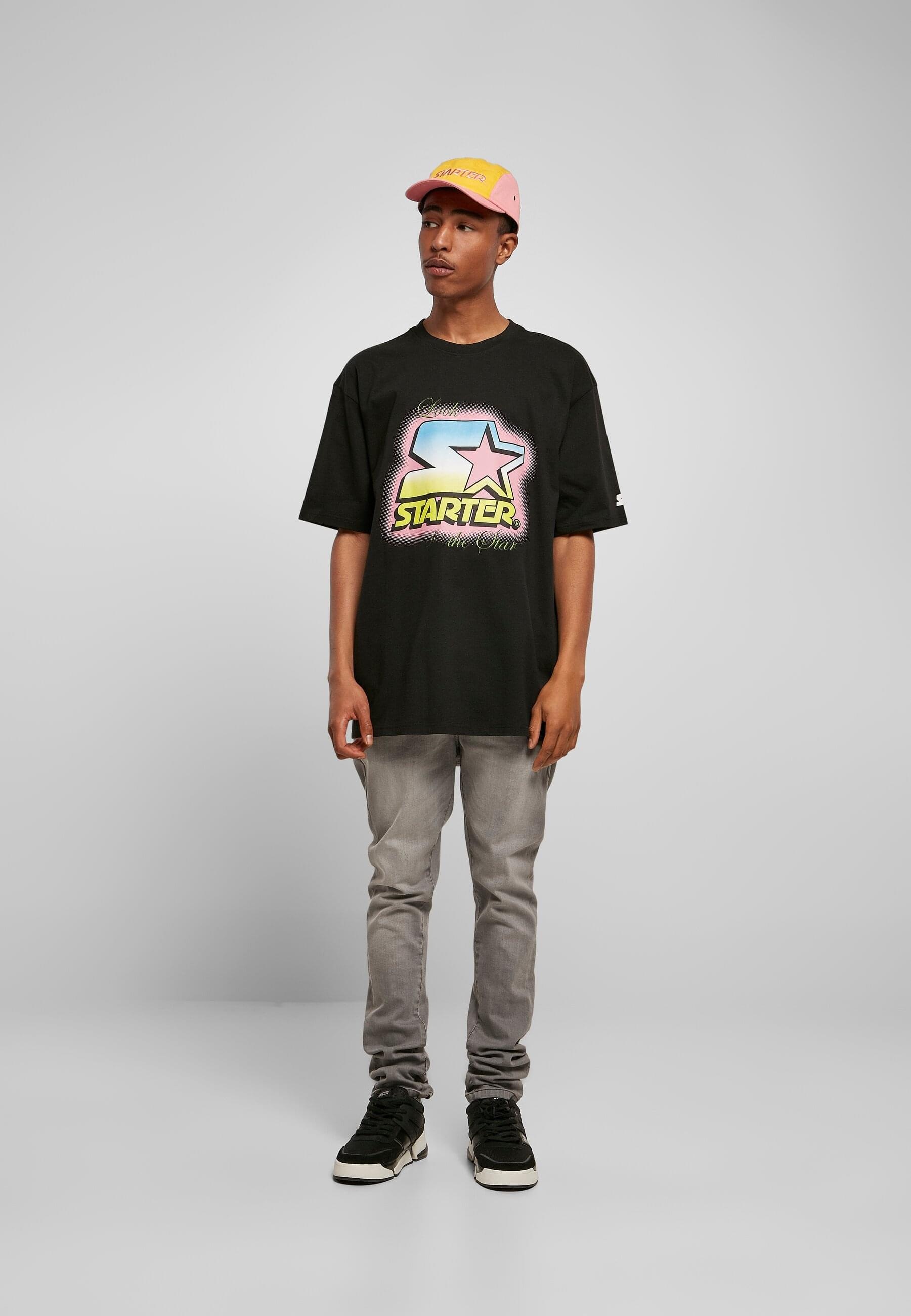 Starter Black Label T-Shirt »Starter Black Label Herren Starter Fresh Logo Tee«, (1 tlg.)