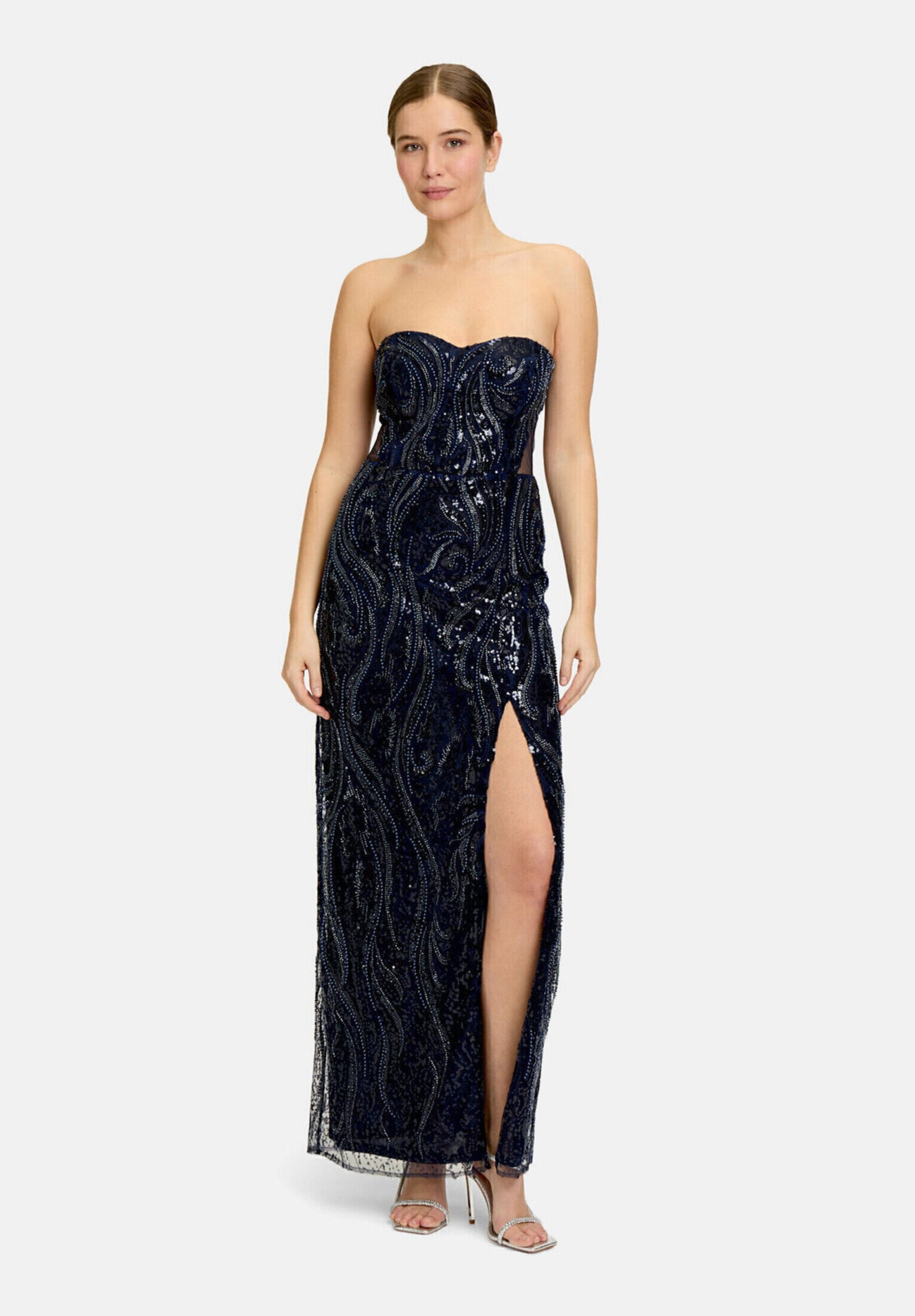 Vera Mont Abendkleid "Damen mit Pailletten" Ohne Tasche Cut-Outs