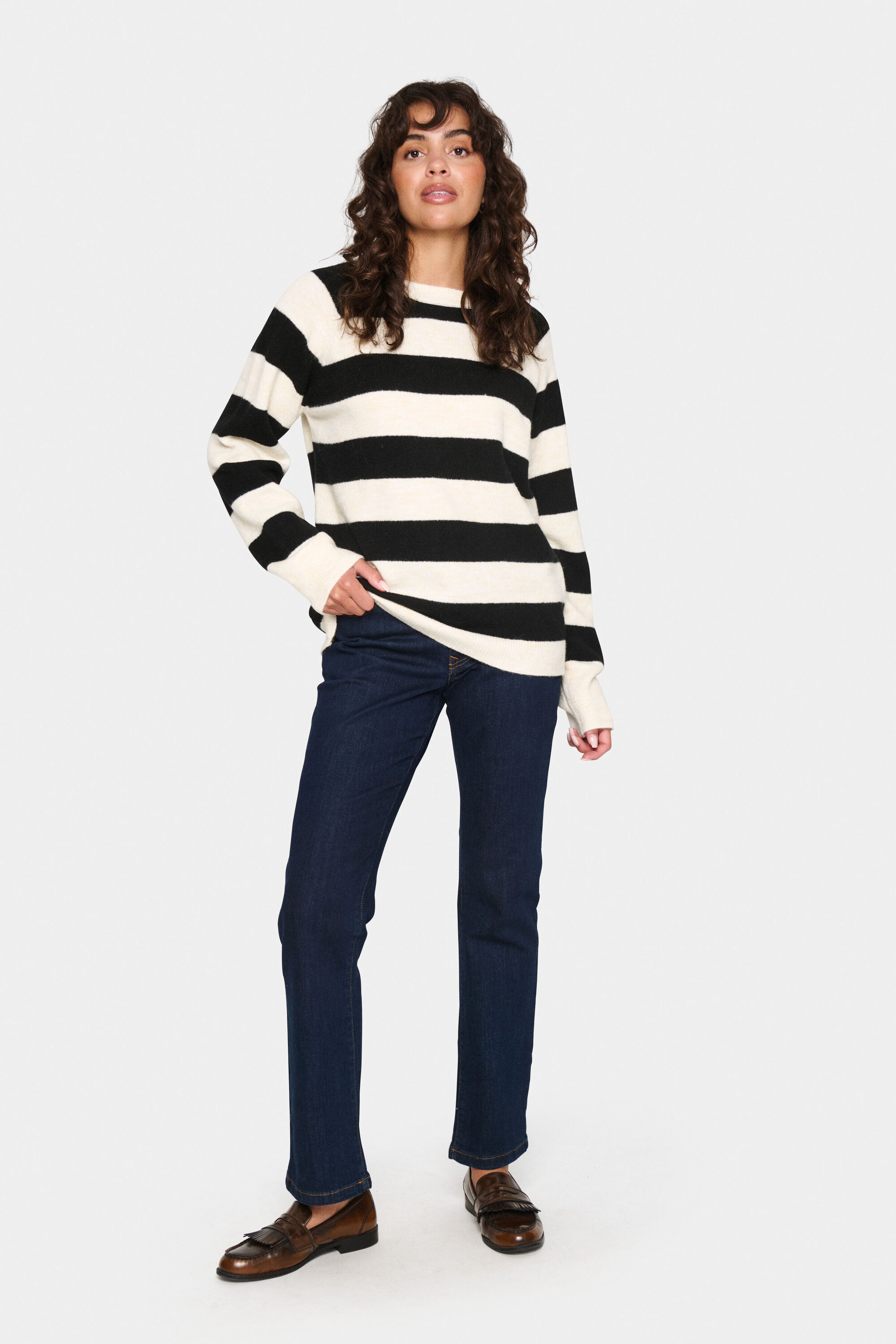 Saint Tropez Strickpullover "Damen Strickpullover GarbieSZ"