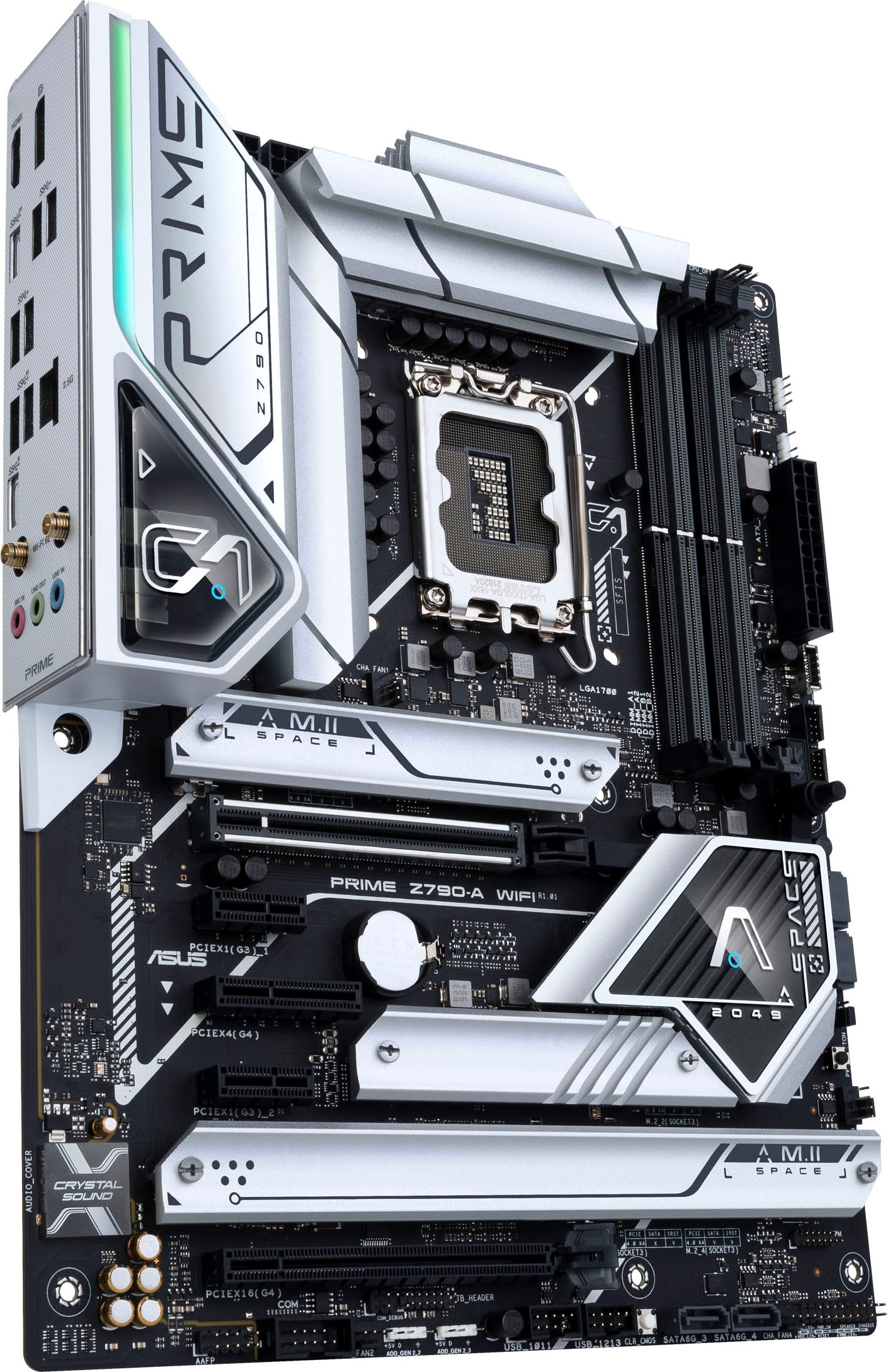 Asus Mainboard »PRIME Z790-A WIFI«, PCIe 5.0, DDR5 Speicher, 4x M.2, WiFI 6E, HDMI, DisplayPort
