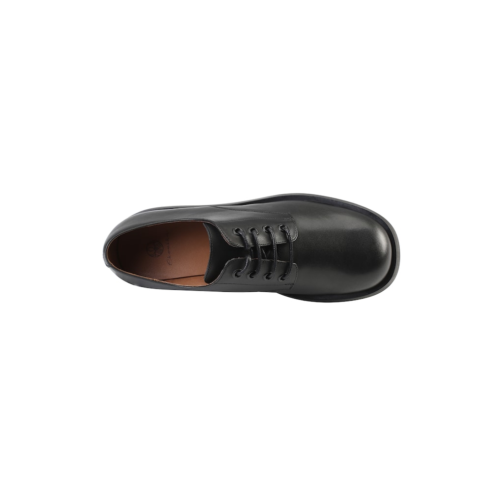 Schuhe Schnürschuhe ekonika Schnürschuh, mit massiver Sohle schwarz