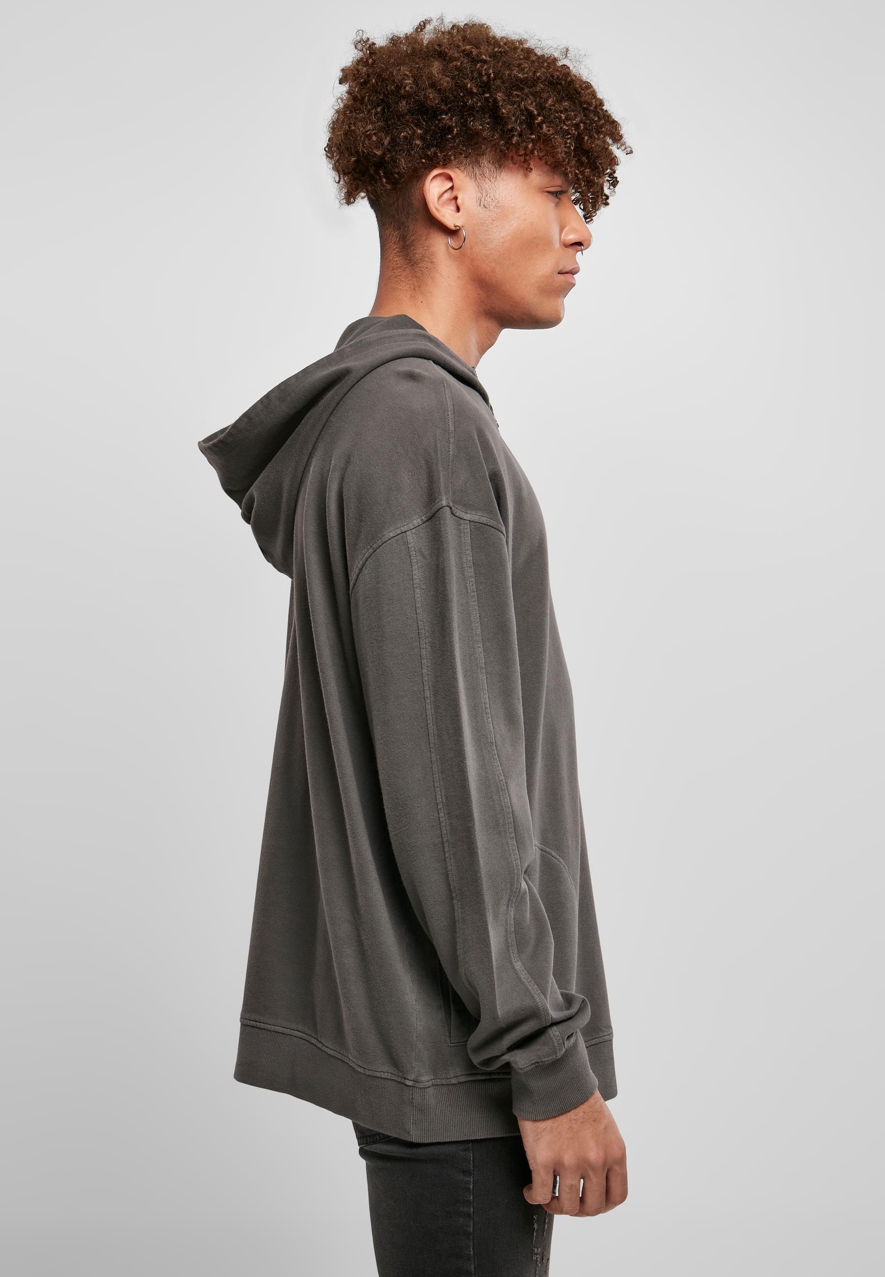 URBAN CLASSICS Kapuzensweatshirt »Urban Classics Herren Overdyed Camp Hoody«, (1 tlg.)