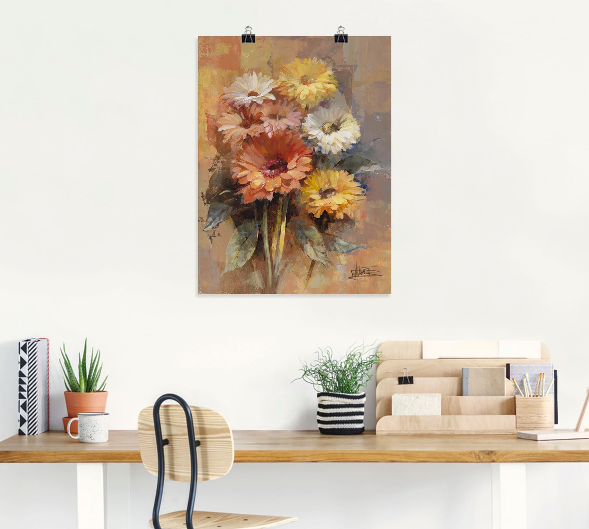 Artland Wandbild »Blumenstrauß II«, Blumen, (1 St.), als Leinwandbild, Poster, Wandaufkleber in verschied. Größen