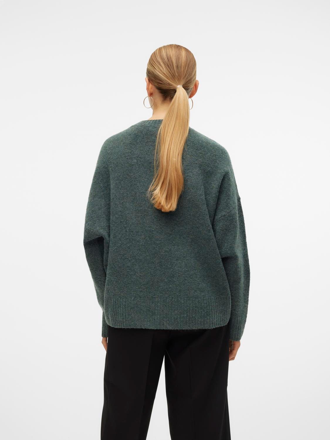 Vero Moda Strickpullover »VMBOOM LS O-NECK PULLOVER GA NOOS«