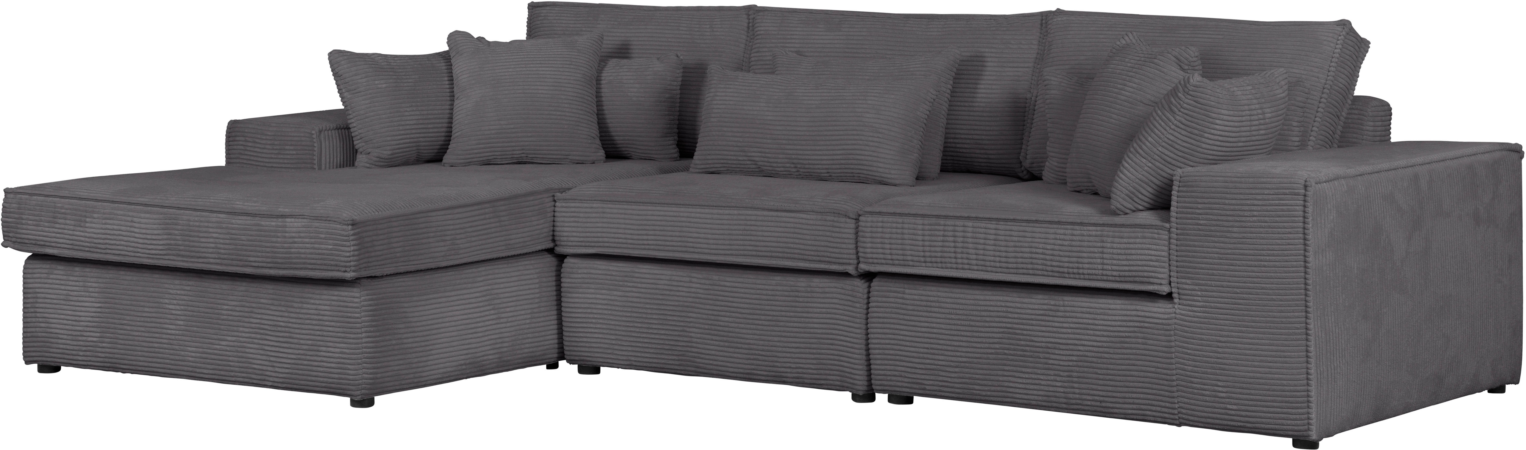 Thumbnail - RAUM.ID Ecksofa "Florid L-Form", 3 Teile, bestehend aus Modulen, viele Bezugsqualitäten, auch in Cord
