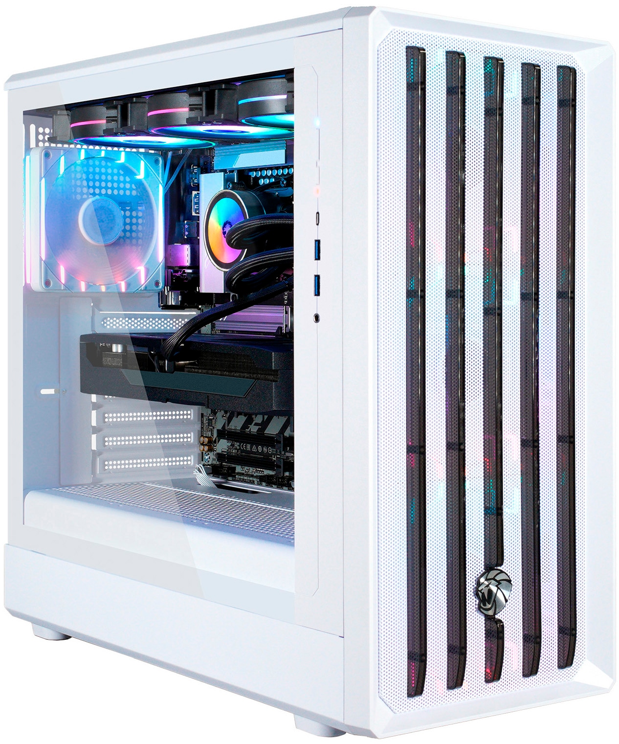 GAMEMAX Gaming-PC-Komplettsystem »MegaDeal CLAW WH 2884 AMD Ryzen 7 9700X 32GB DDR5 1TB SSD RX 9070 XT« 34 ″ AMD Ryzen 7 Radeon RX 9070 XT 32 GB RAM 1.000 GB SSD Windows 11, DDR5 RAM+ MSI PRO MP341CQW LED-Monitor Curved 86,4cm (34")