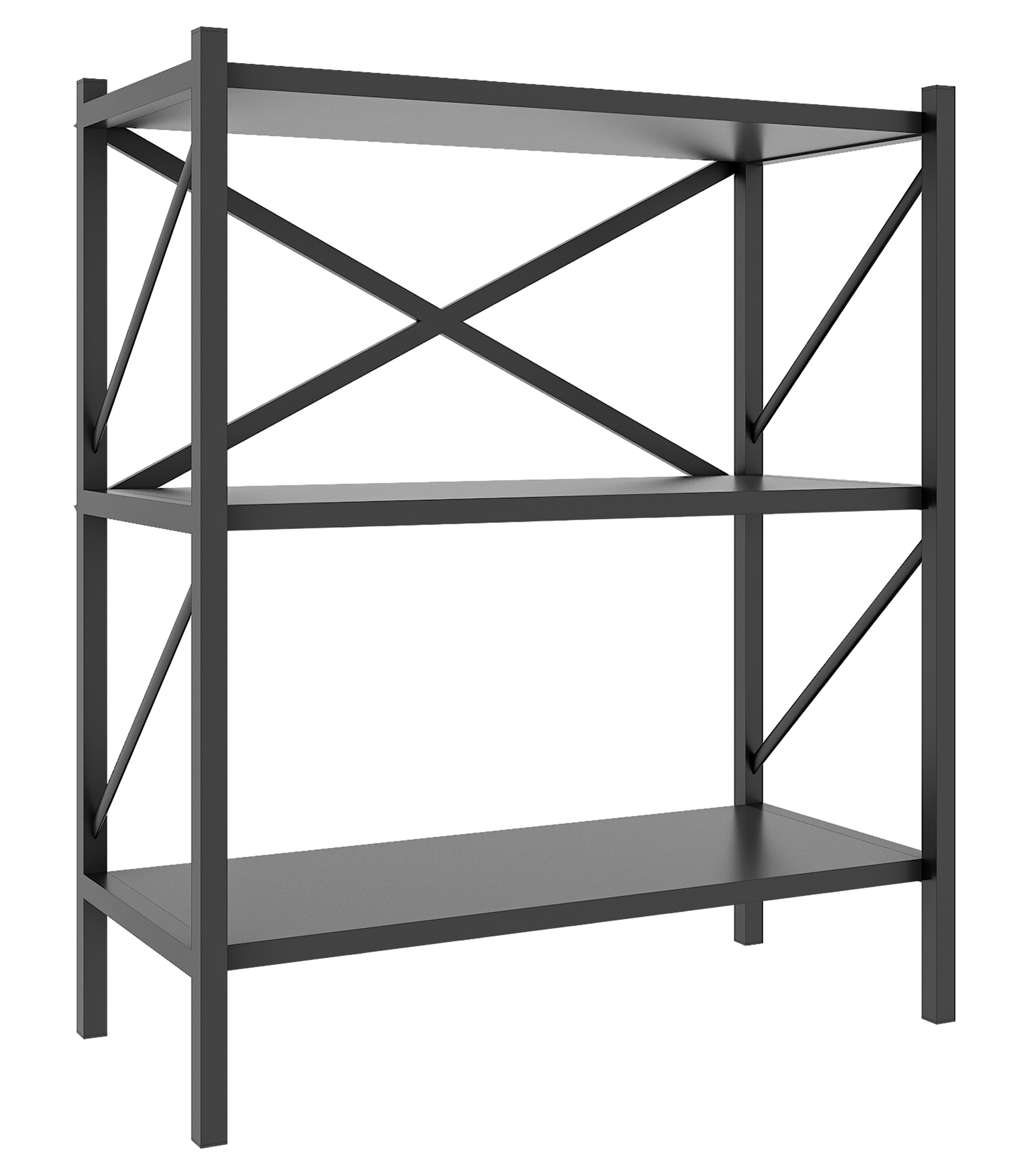 VCM Standregal "Holz Metall Stand Regal Büro Bücher Insasi 2fach" 1 Stk. tl günstig online kaufen