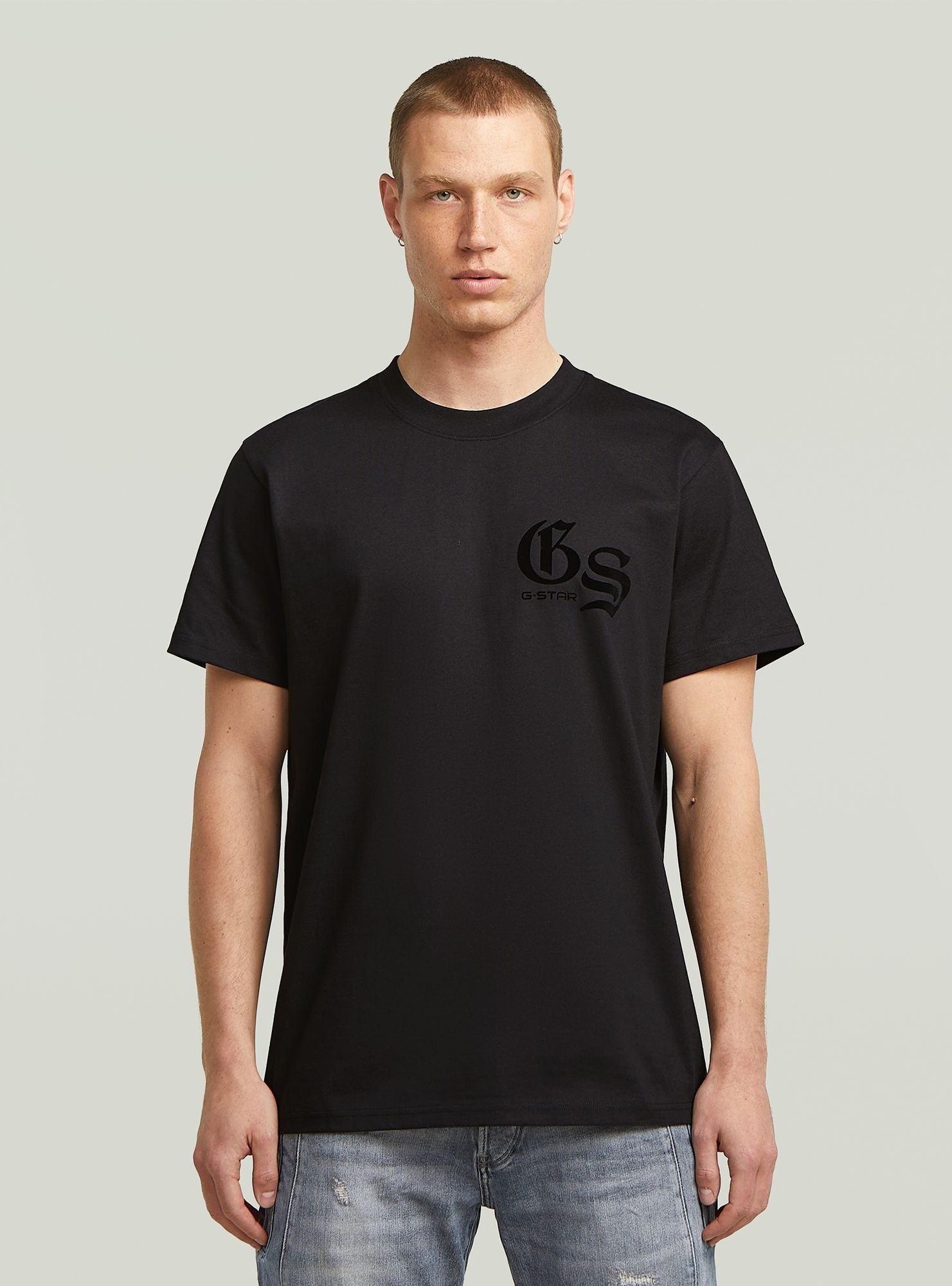 G-STAR T-Shirt "Flock Back Loose T-Shirt" günstig online kaufen