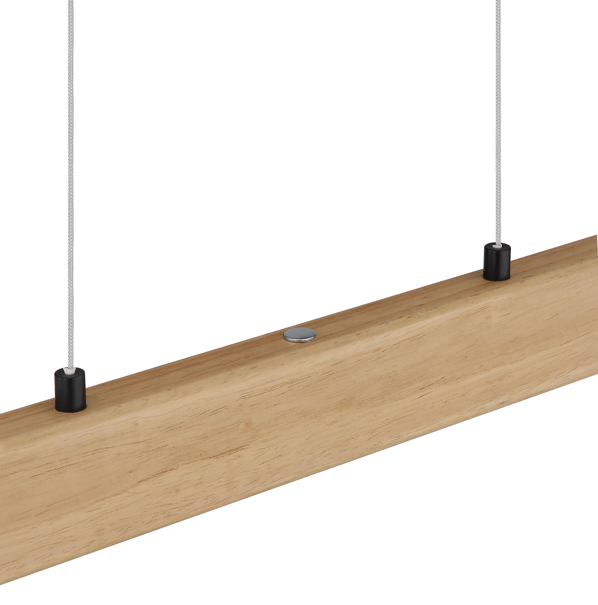 GLOBO LIGHTING Hängeleuchte »MELBA« LED-Modul 1 Stk. Schwarz Holz Hängeleuchte Touchdimmer LED CCT, höhenverstellbar
