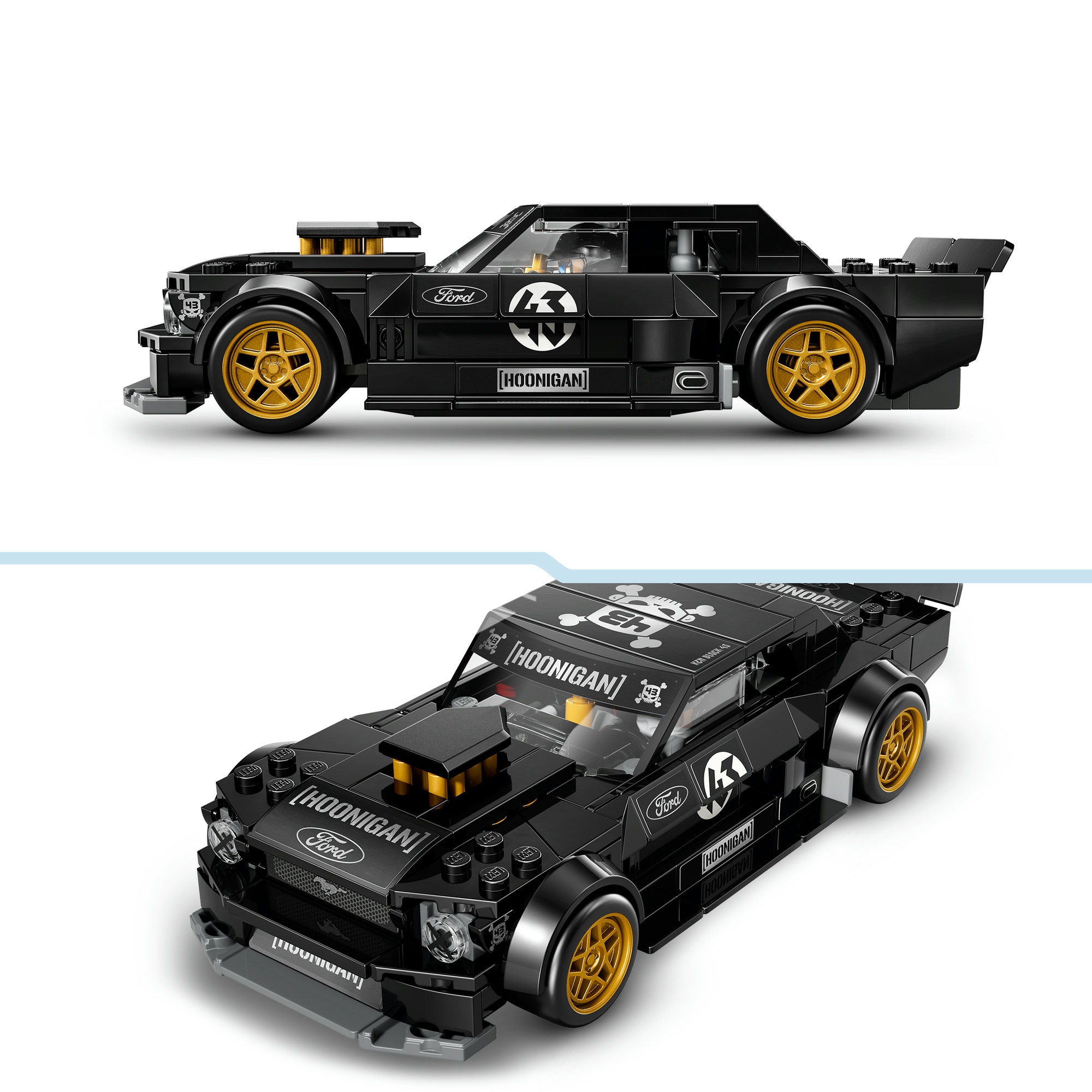 LEGO® Konstruktionsspielsteine »Ken Blocks 1965 Ford Mustang Hoonicorn V1 (77262)« LEGO Speed Champions; Made in Europe