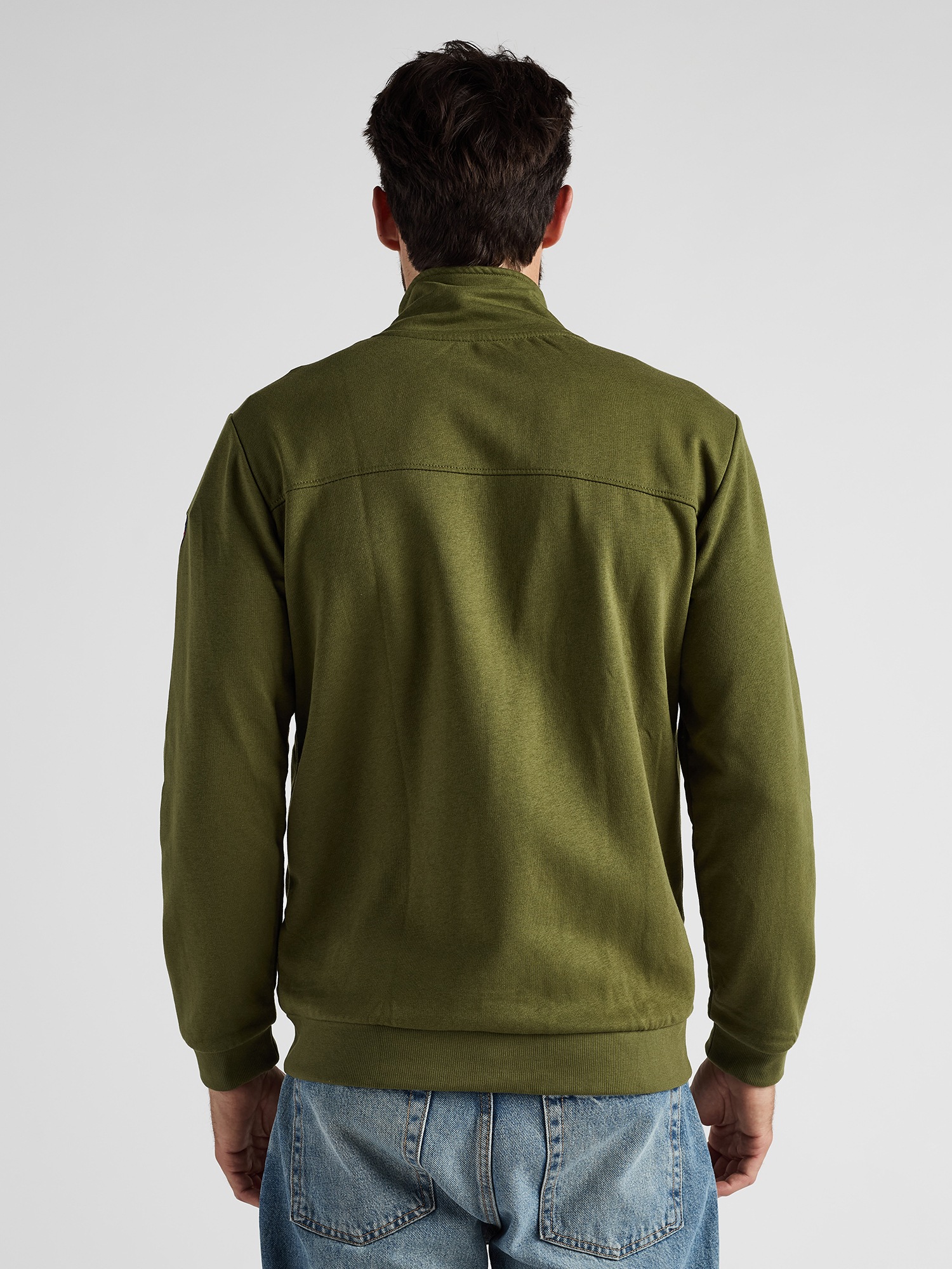 Sweatjacke JCC "310212082", Herren, Gr. XXL, grün (olive), 60% Baumwolle, 40% Polyester, Sweatjacken Sweatjacke 3
