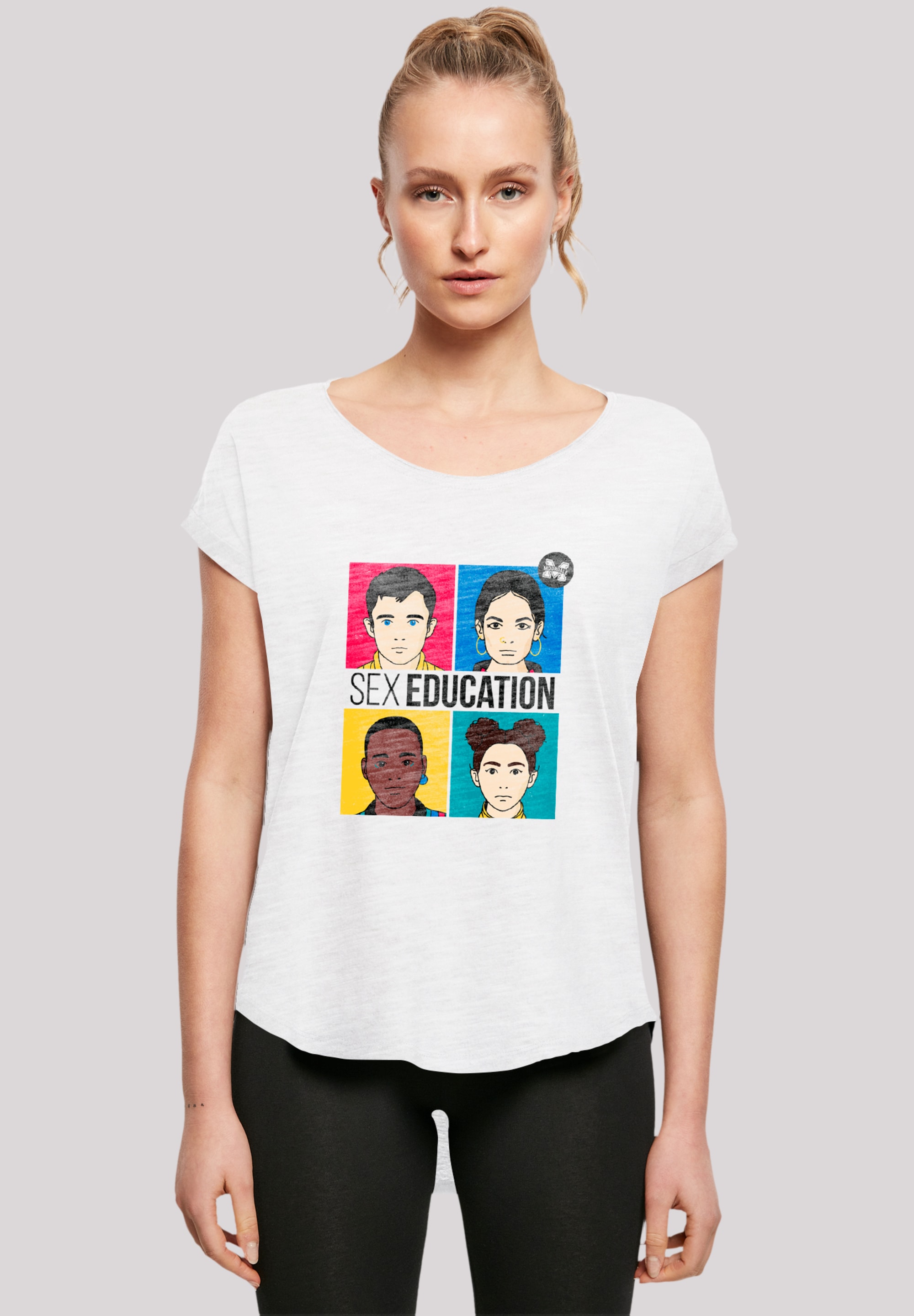 F4NT4STIC T-Shirt »Sex Education Teen Illustrated Netflix TV Series«, Premium Qualität