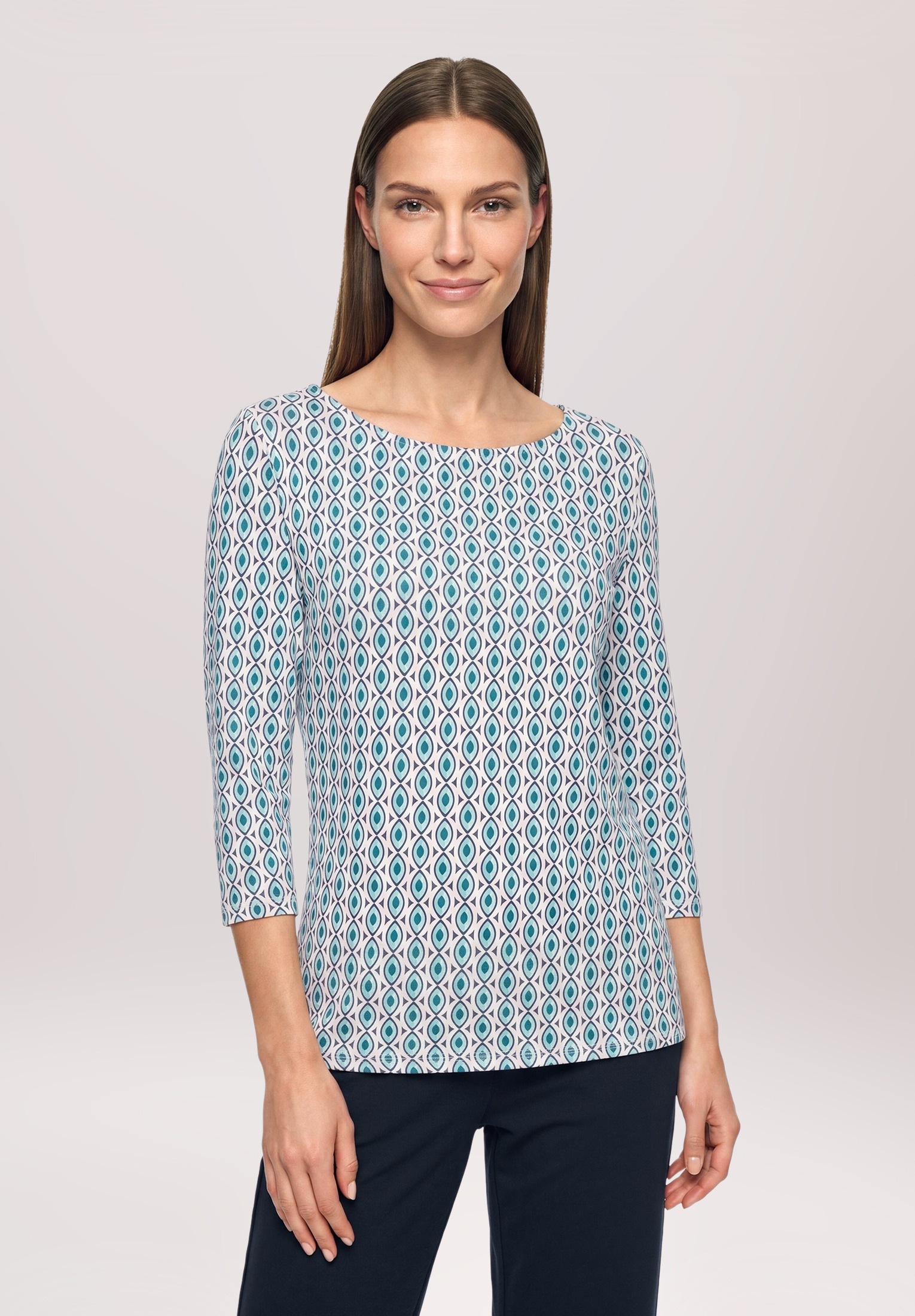 Betty Barclay 3/4-Arm-Shirt »Damen mit U-Boot-Ausschnitt« 1