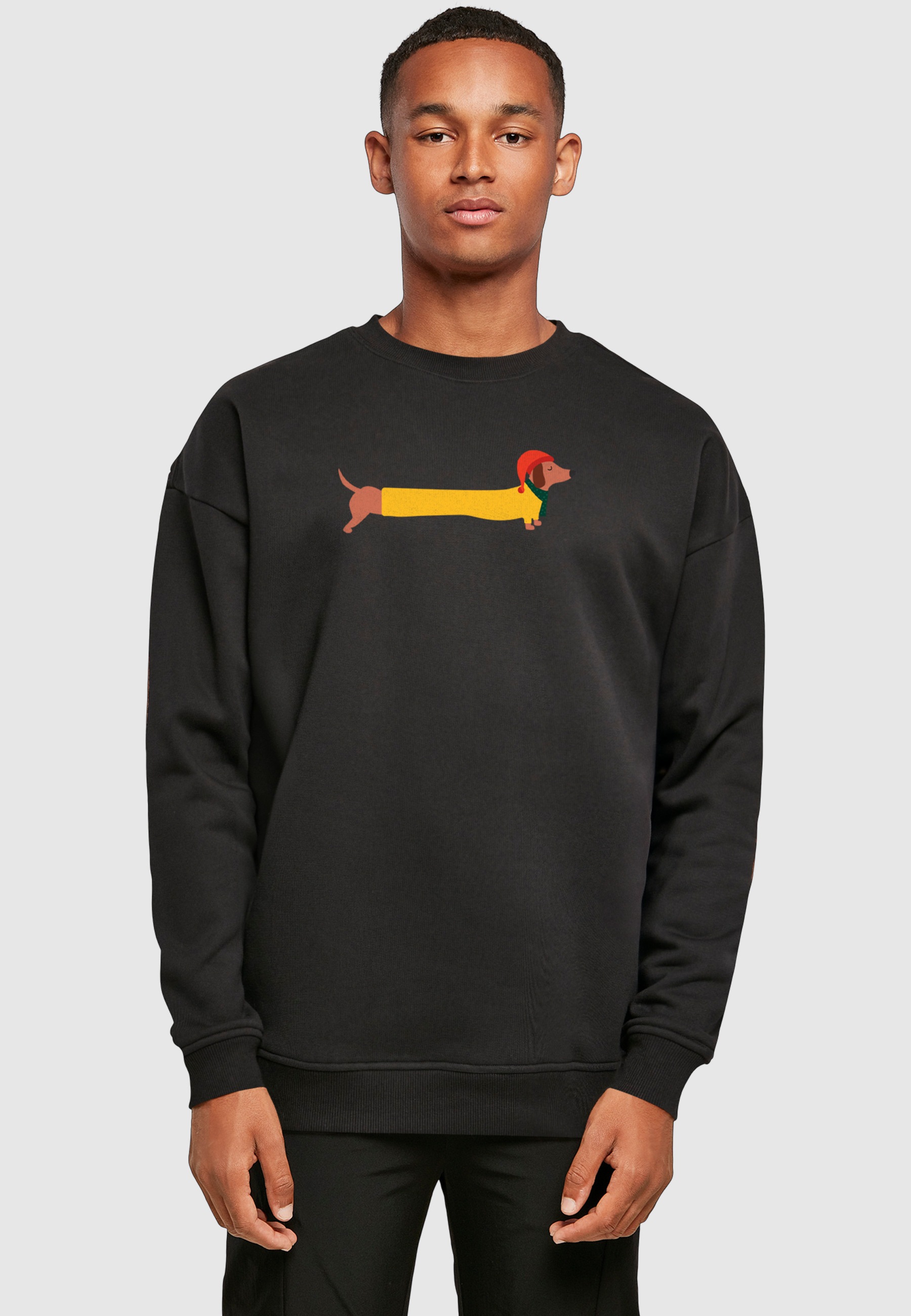 Thumbnail - Merchcode Sweater "Merchcode Christmas Dog Crewneck", 1 Stk.