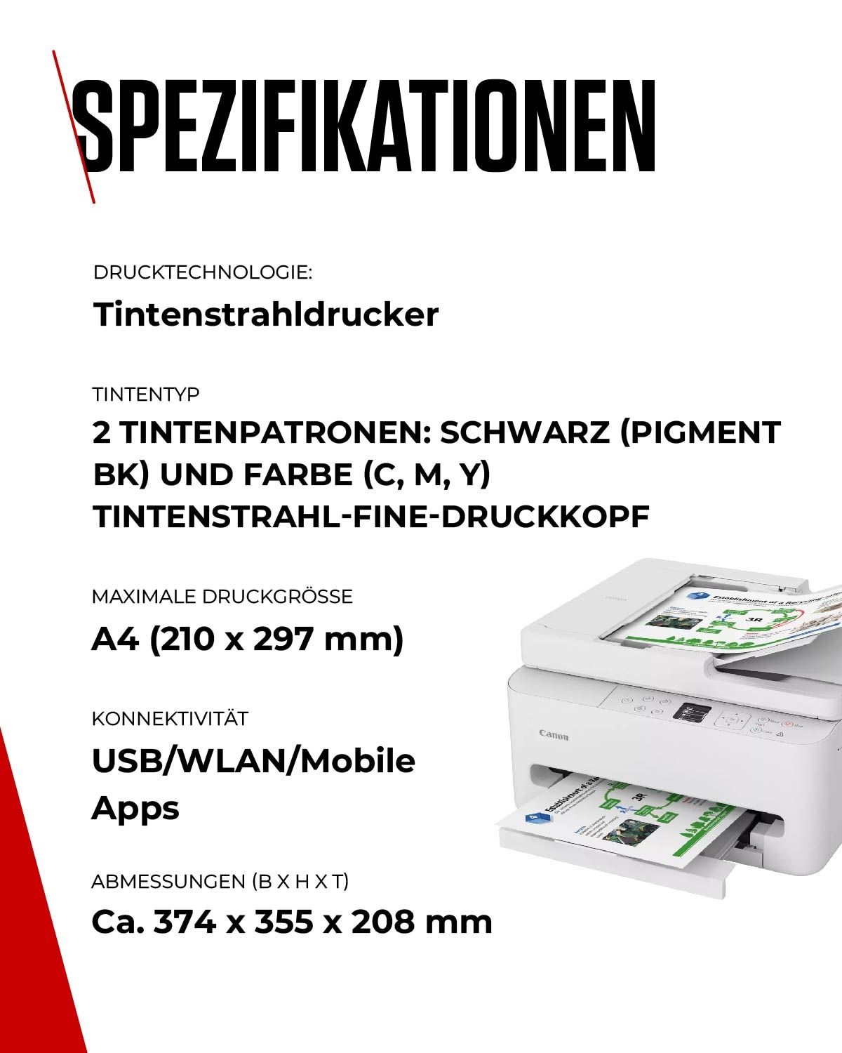 Canon Multifunktionsdrucker »PIXMA TS7550i«