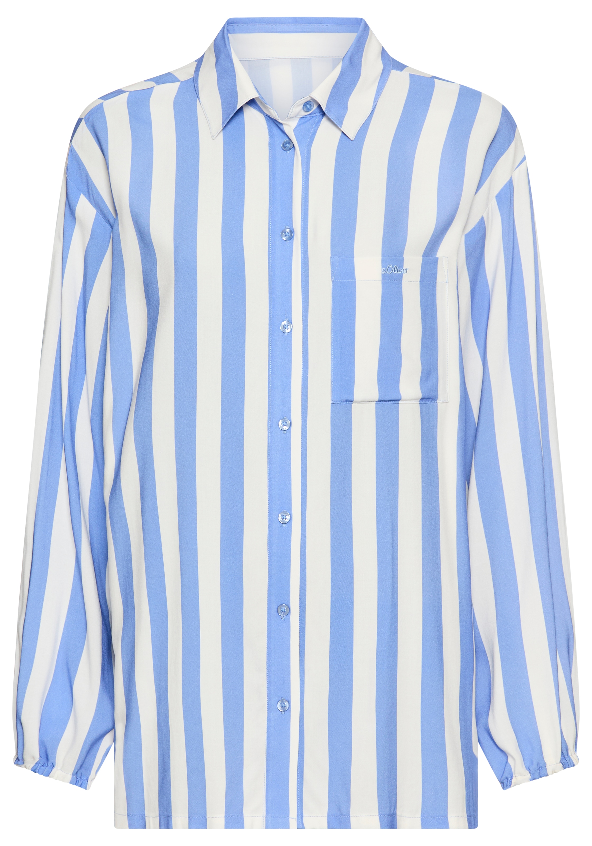 s.Oliver Pyjamaoberteil 1-teilig, mit breiten Streifen günstig online kaufen