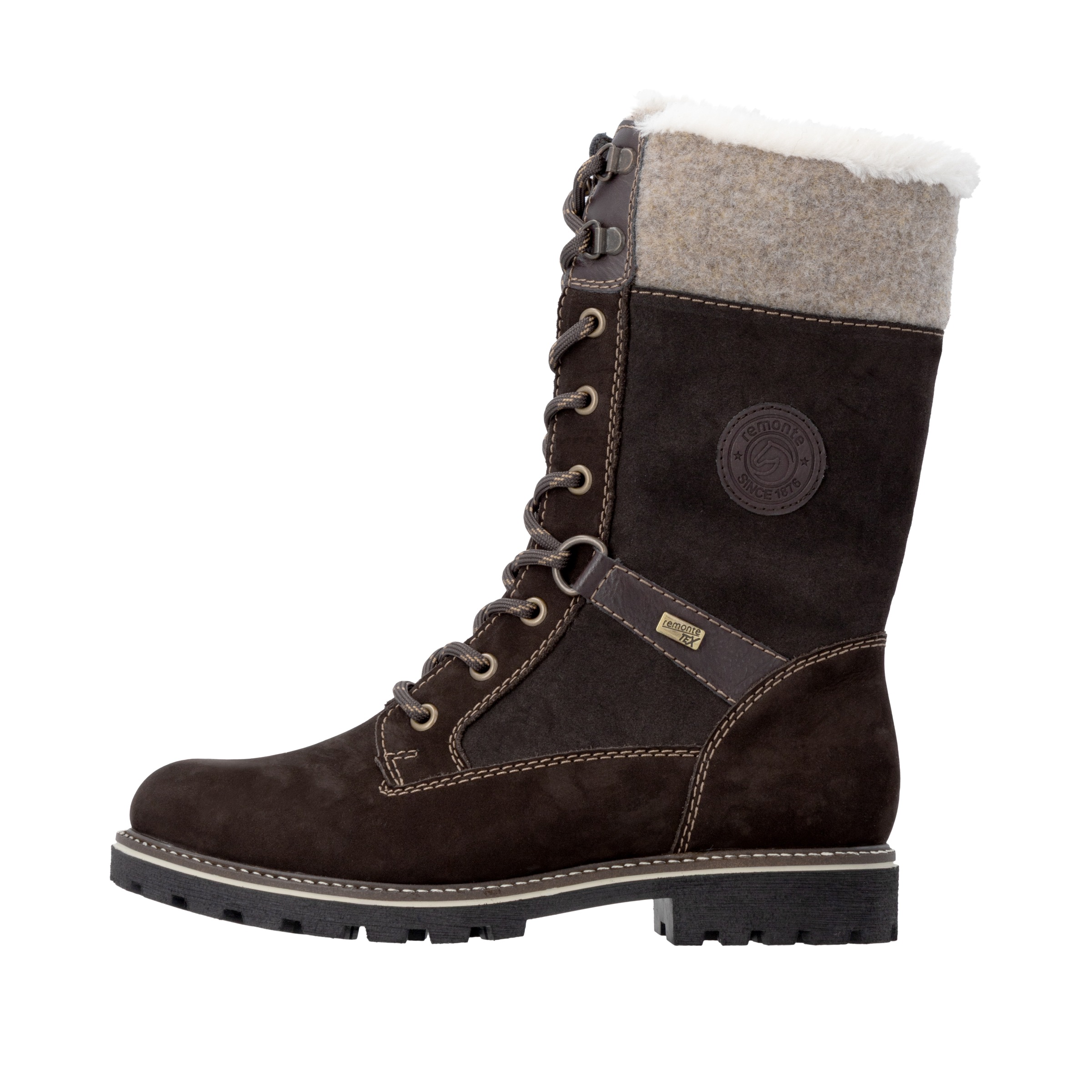Remonte Winterstiefel  Schnürstiefel mit wasserabweisender TEX-Membrane, Lammwollfutter