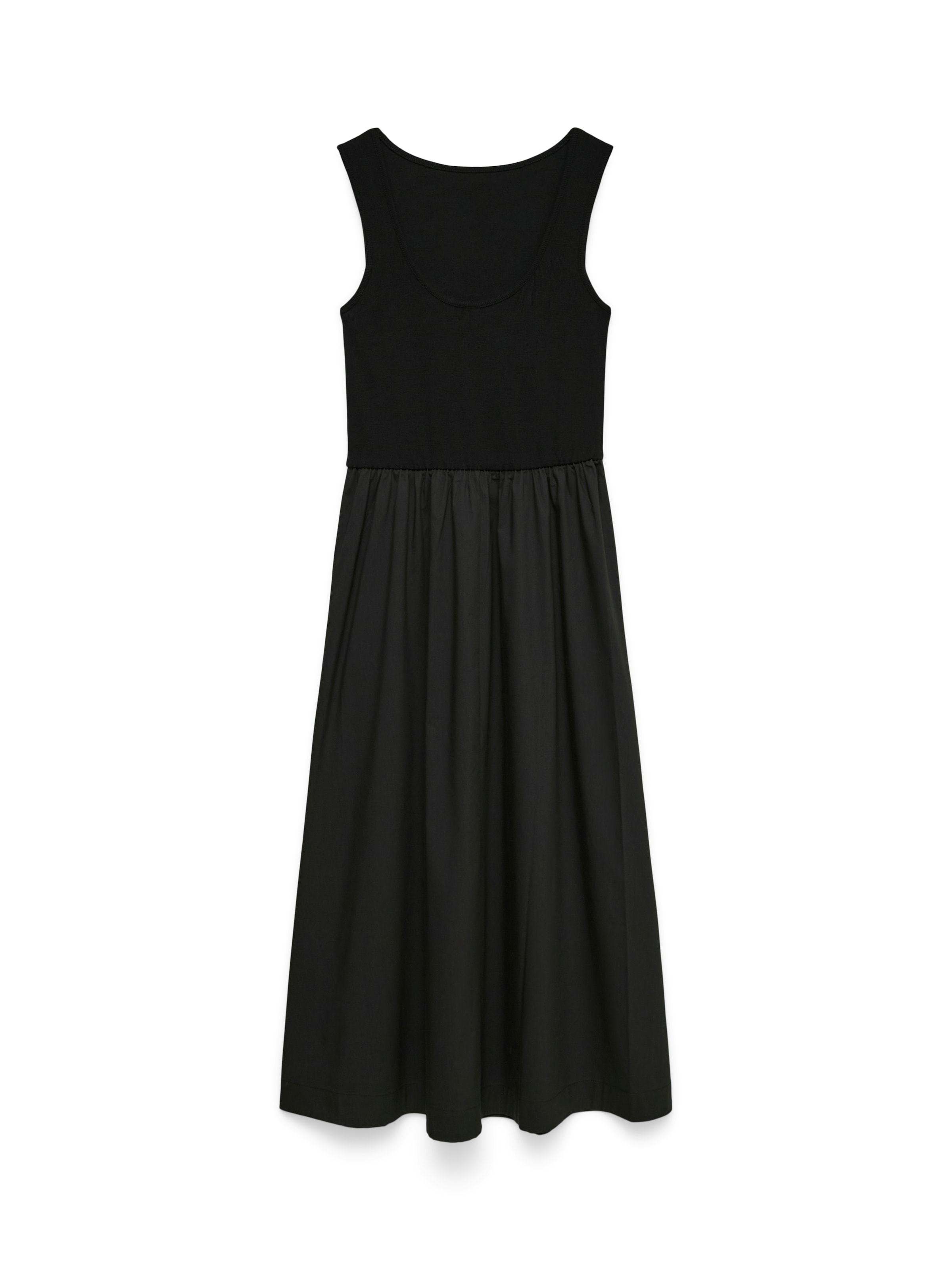 Vero Moda Maxikleid »VMVIDA SL 7/8 DRESS WVN NOOS« Baumwollmischung