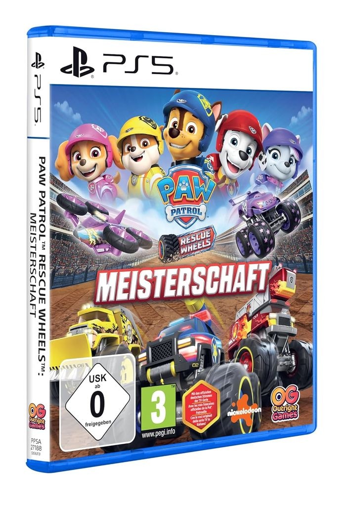 Outright Games Spielesoftware »PAW Patrol Rescue Wheels: Meisterschaft« PlayStation 5