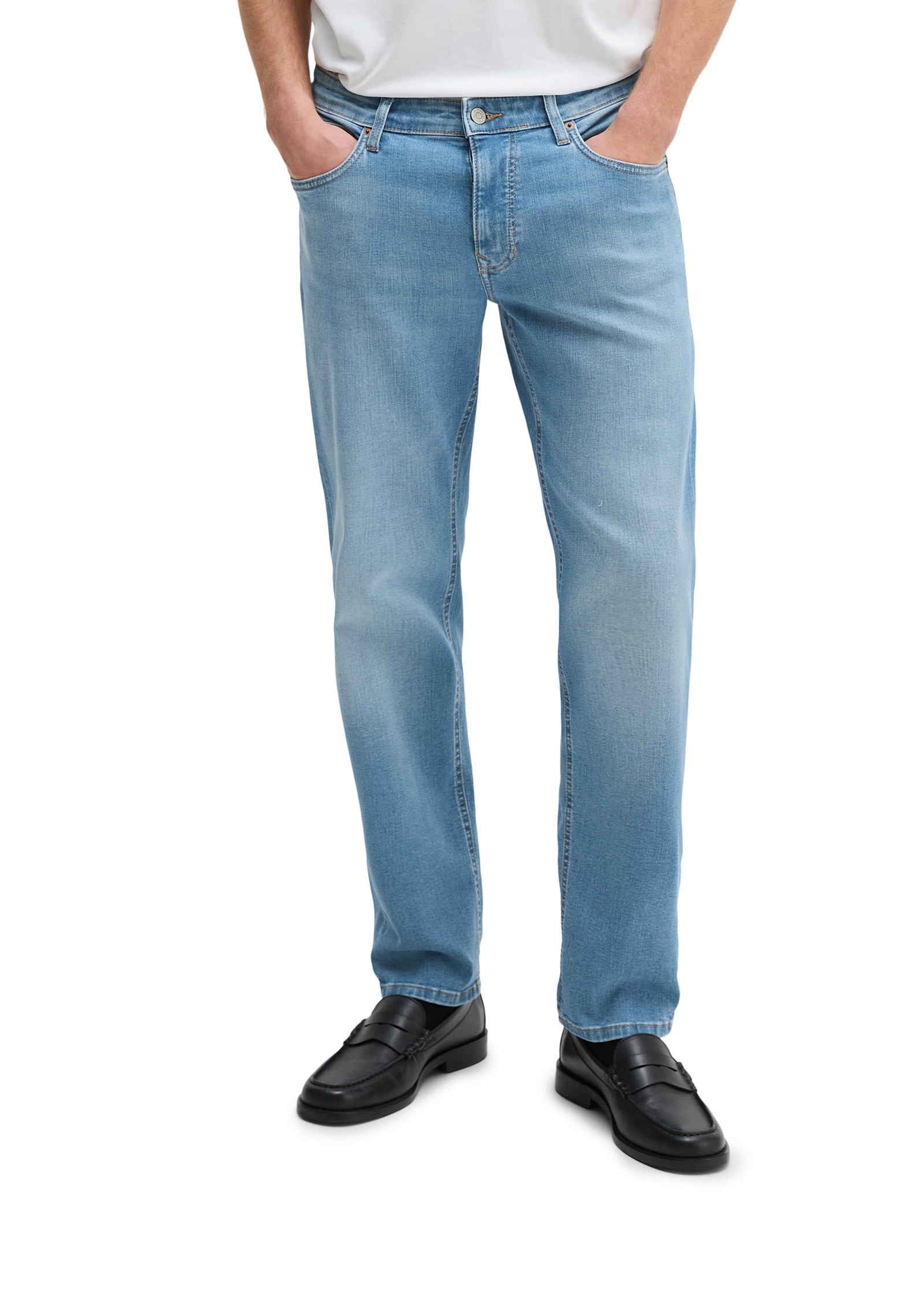Marc OPolo Regular-fit-Jeans "aus Bio-Baumwolle-Mix" günstig online kaufen