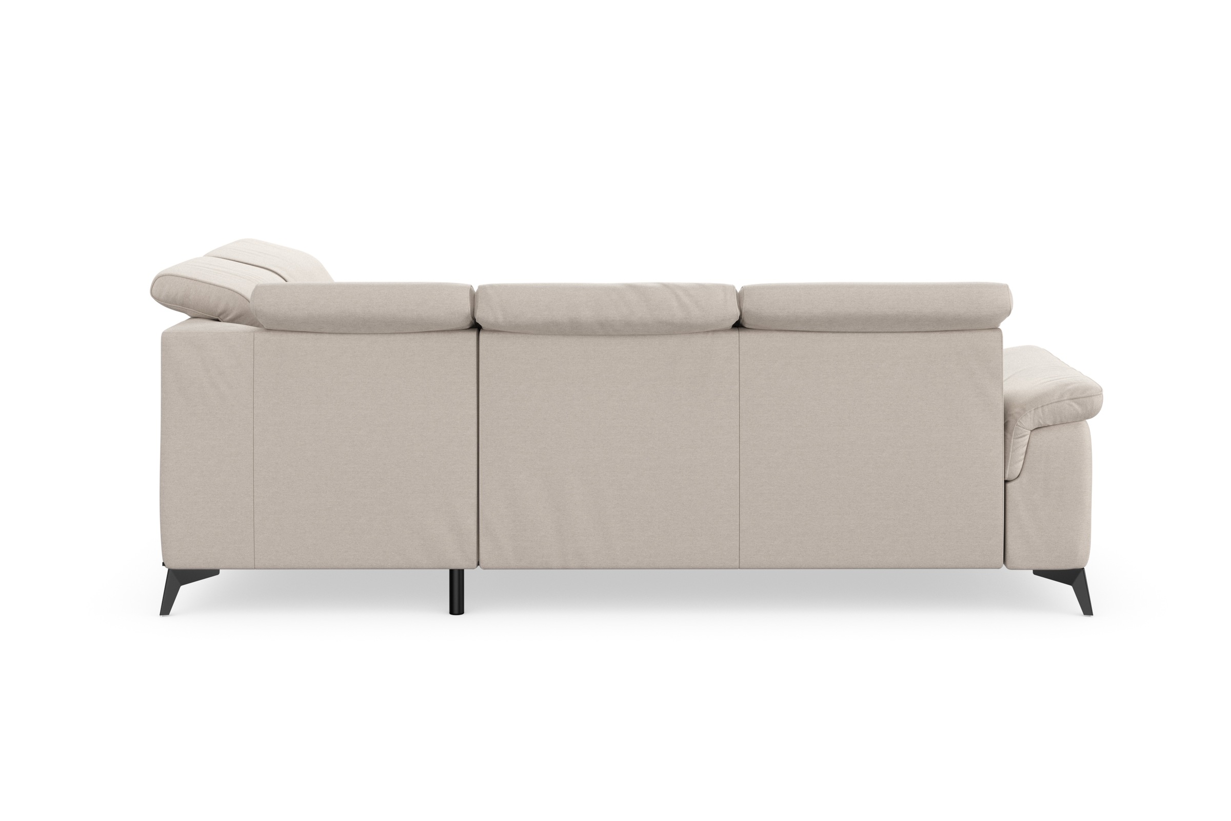 Ecksofa SIT & MORE "Sinatra L-Form", grau (elephant), B:251cm H:85cm T:220cm, 100% Polyester, Sofas, Ecksofa, mit Ottomane, optional mit Kopfteilverstellung und Armteilfunktion 6