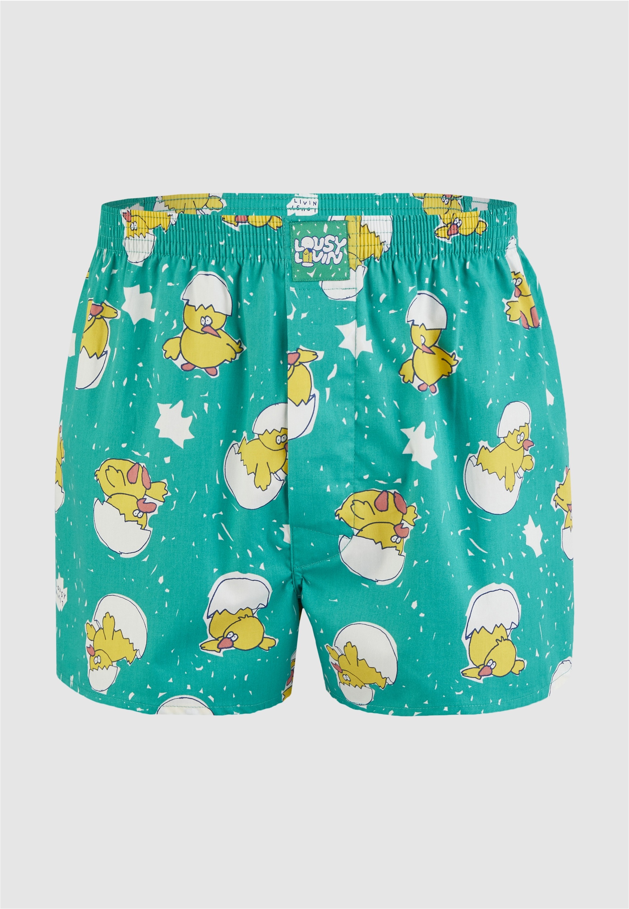 Lousy Livin Boxershorts »Kueken & Lines«, mit buntem Design