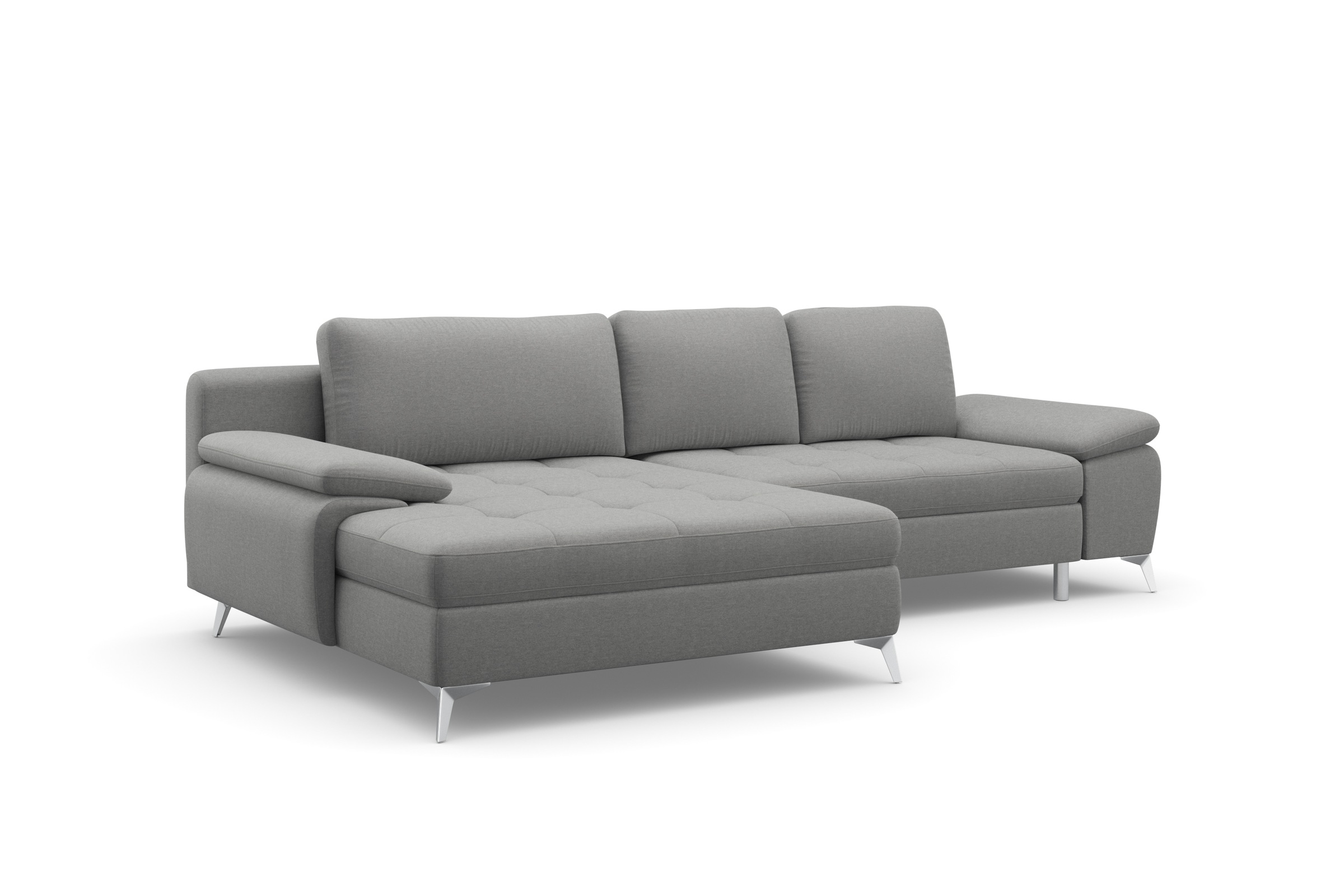 Thumbnail - sit&more Ecksofa "Latigo L-Form" mit Mega-Recamiere, wahlweise mit Bettfunktion und Bettkasten